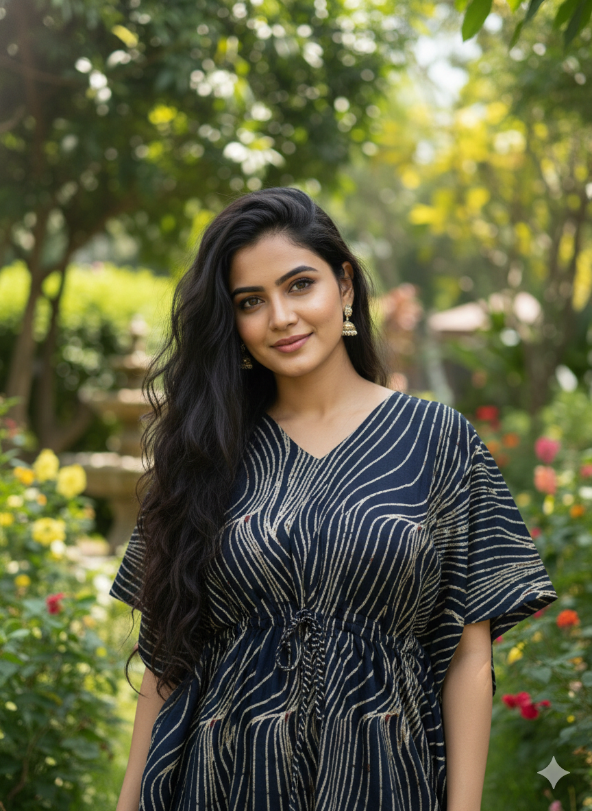 Zigzag feeding kaftans