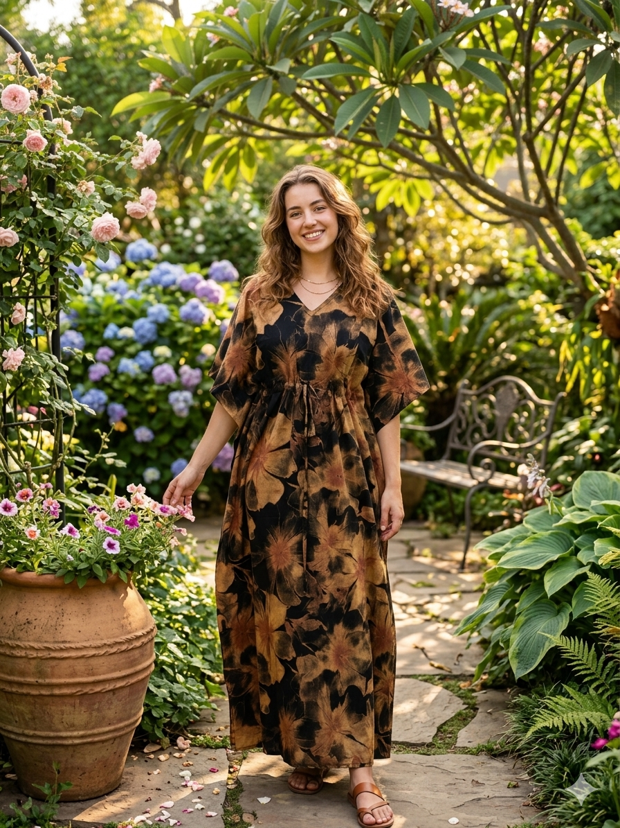 Floral feeding kaftans