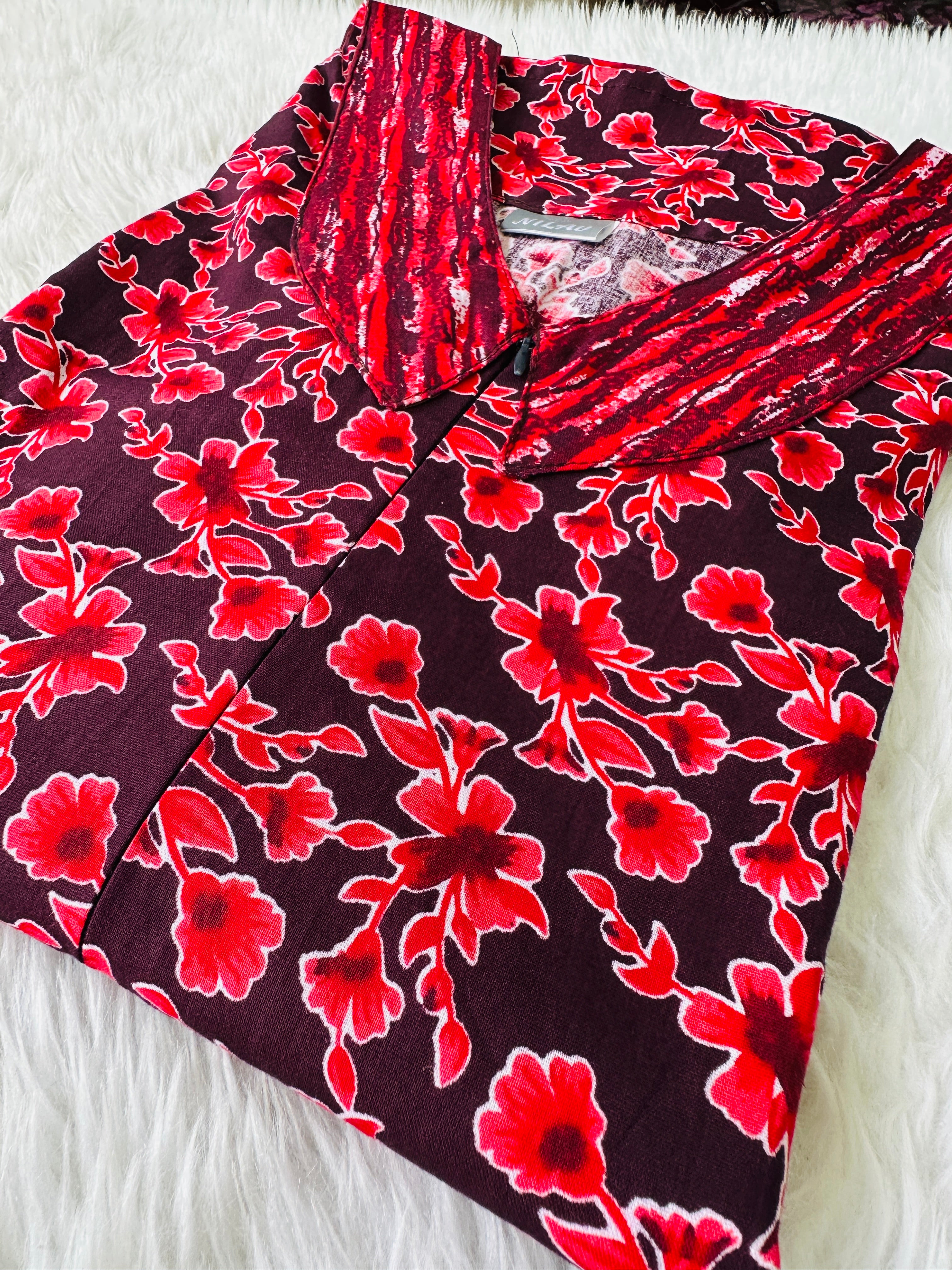 NORMAL A-LINE NIGHTY WITH CENTRE ZIP ATTACHED