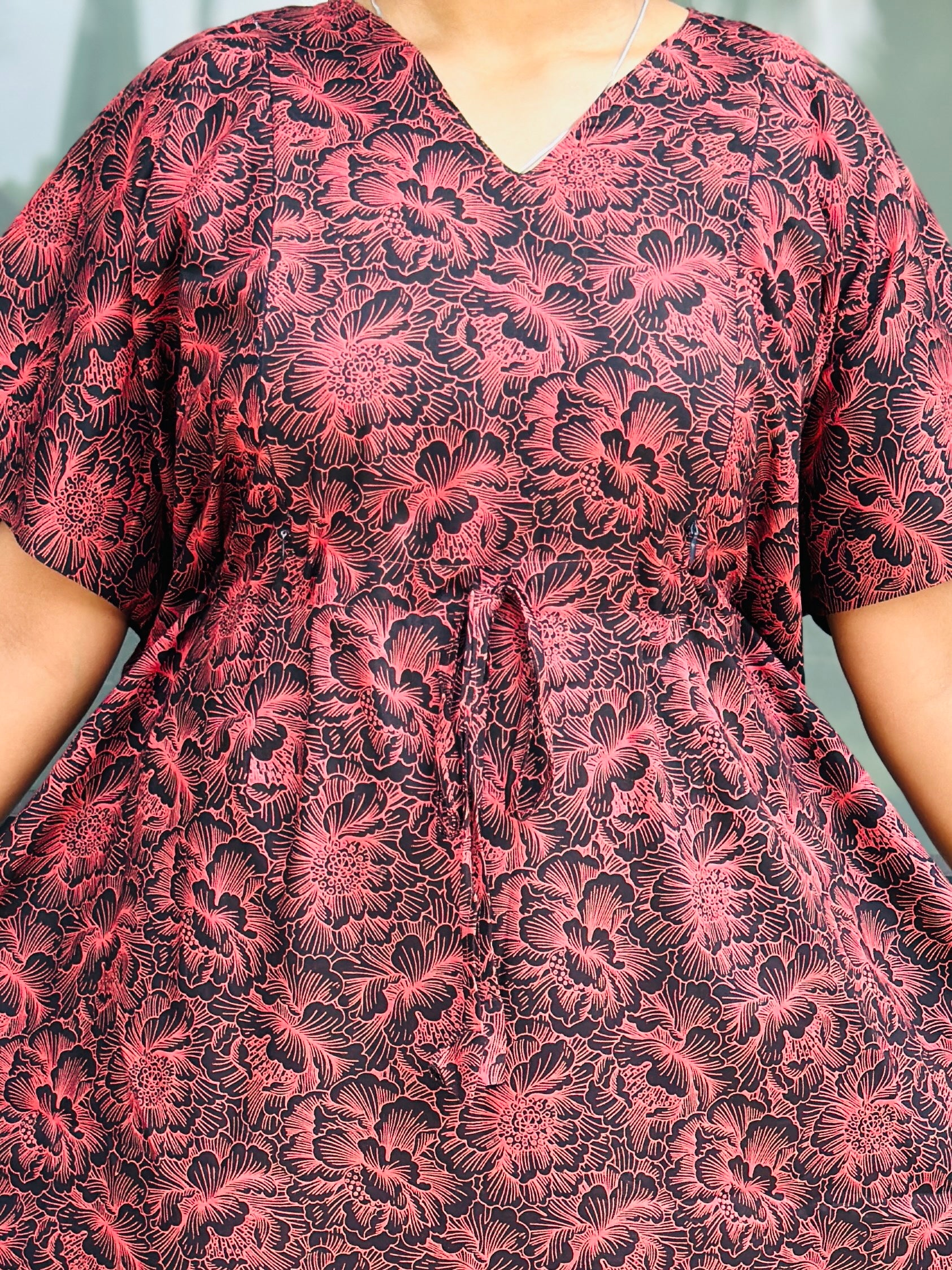floral feeding kaftan