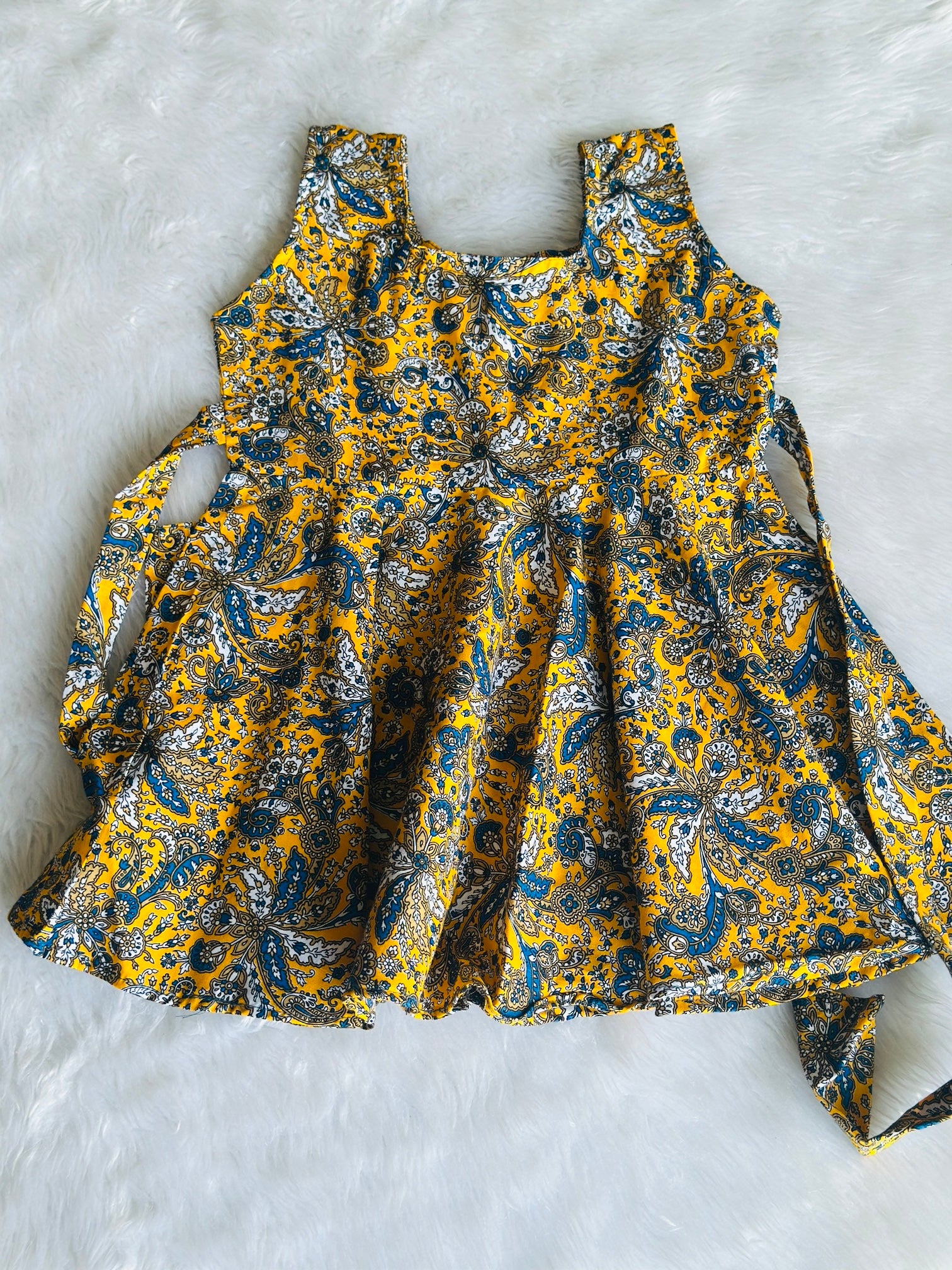 kids frock -sleeveless