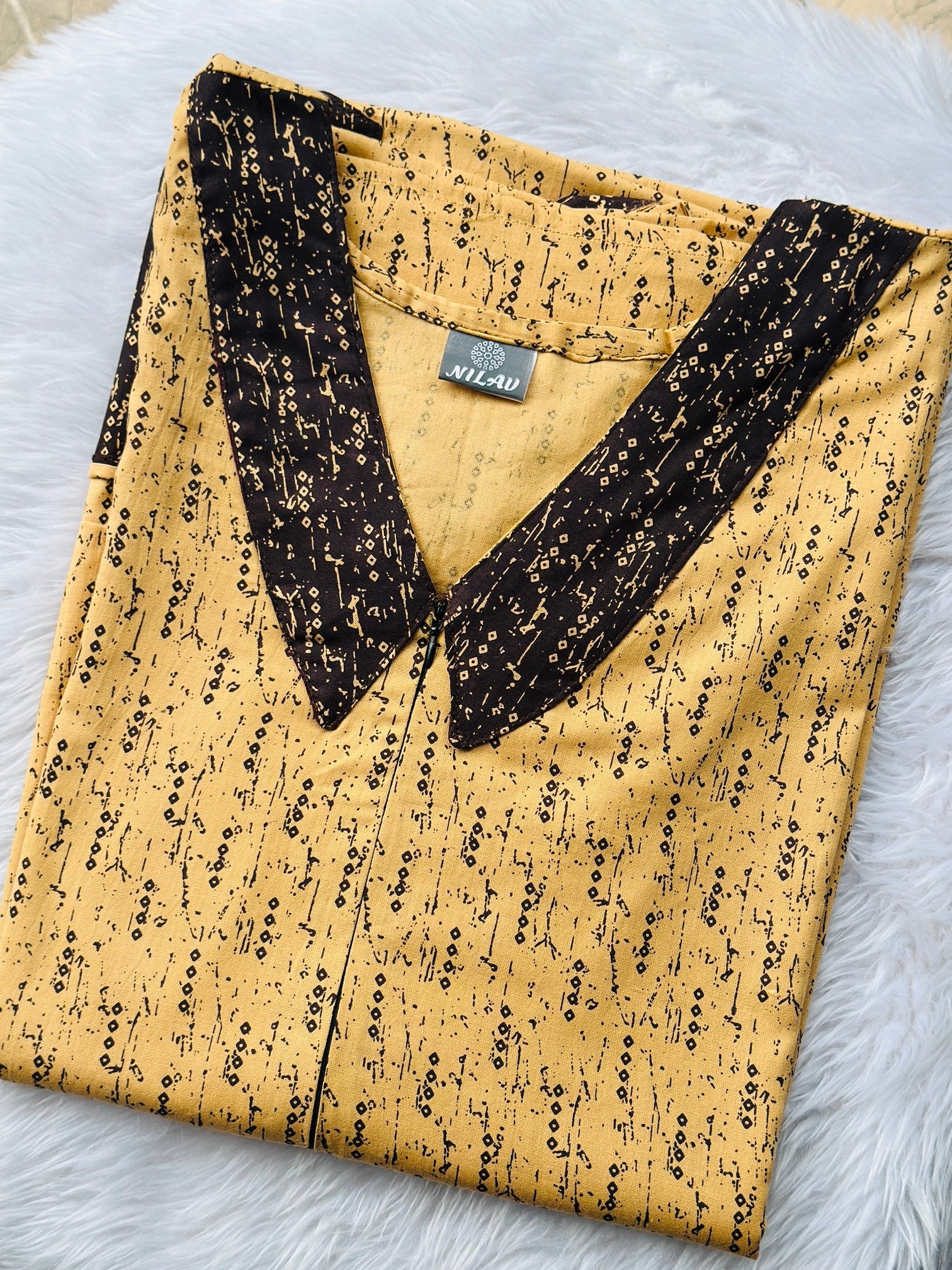 NORMAL A-LINE NIGHTY WITH CENTRE ZIP ATTACHED