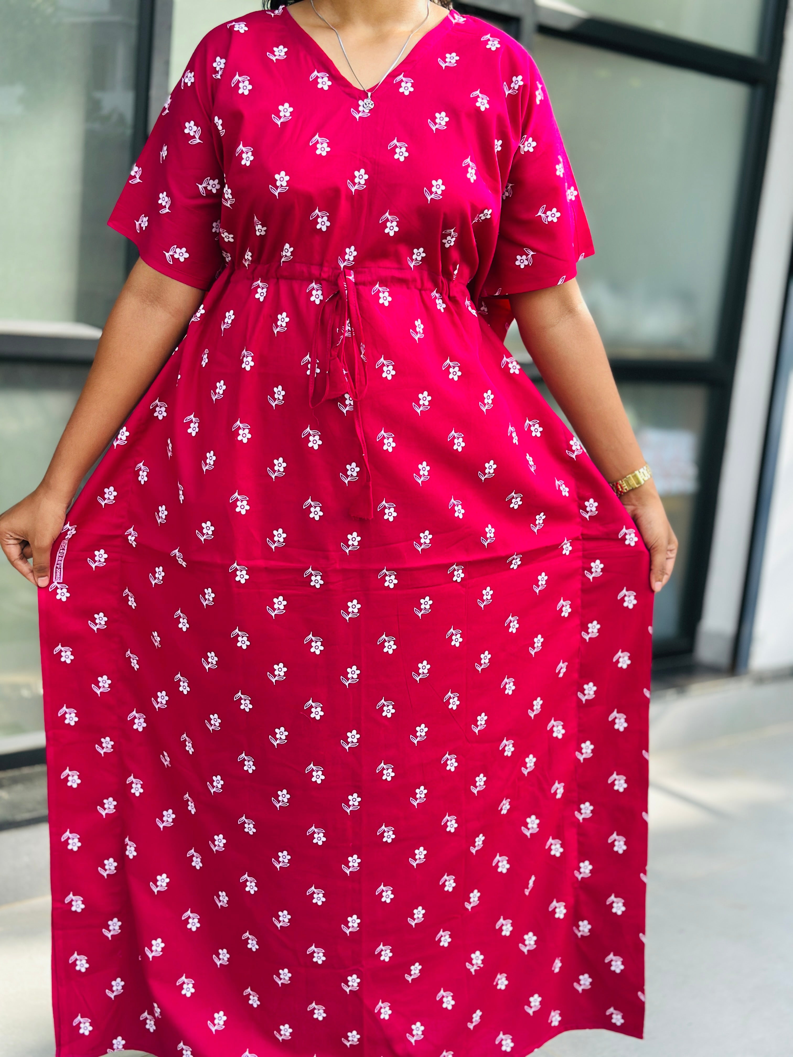 Floral feeding kaftan