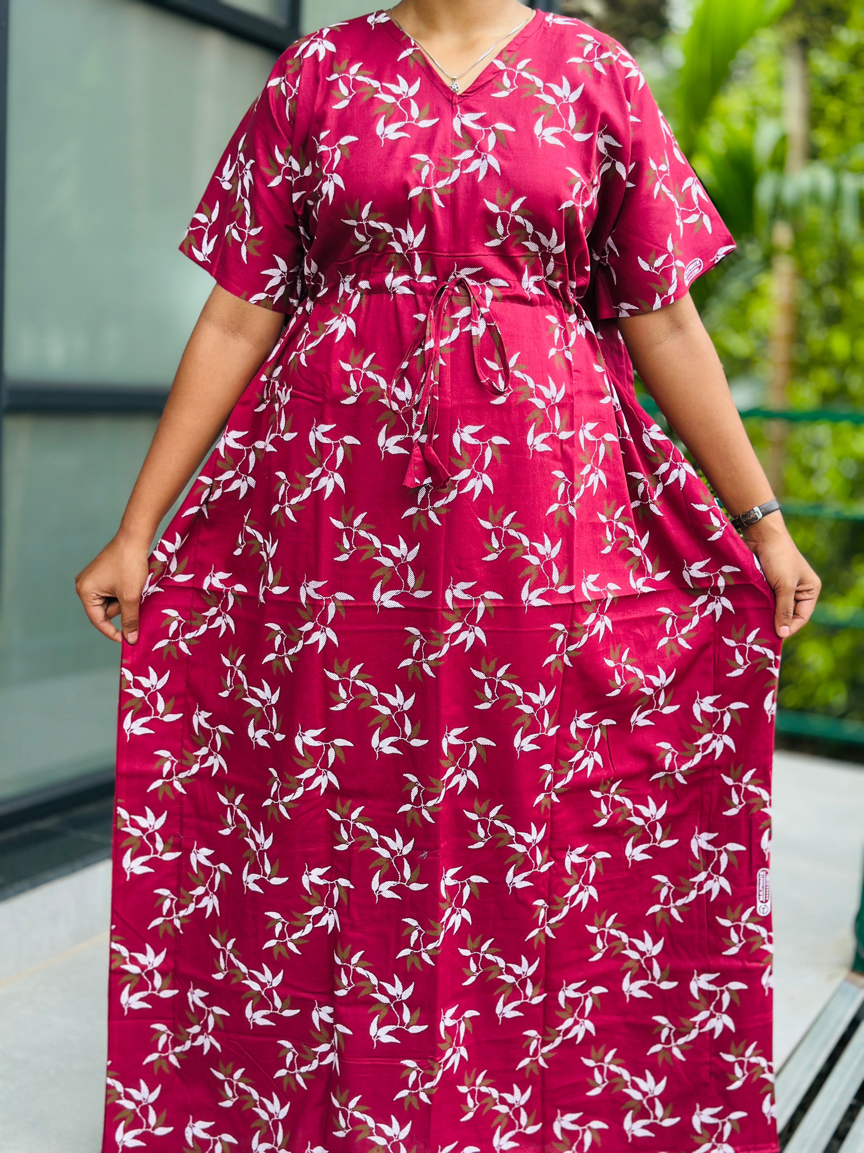 Floral feeding kaftan