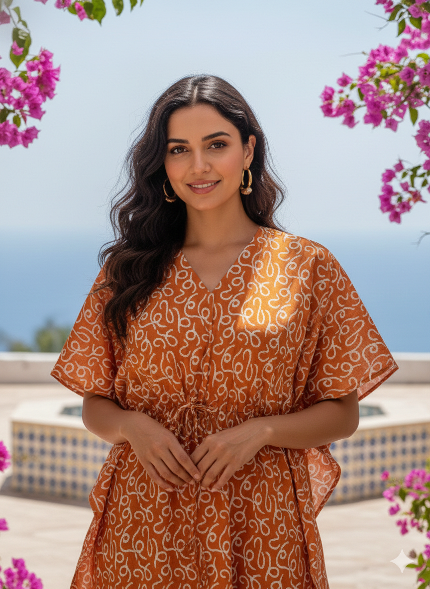 Floral feeding kaftans