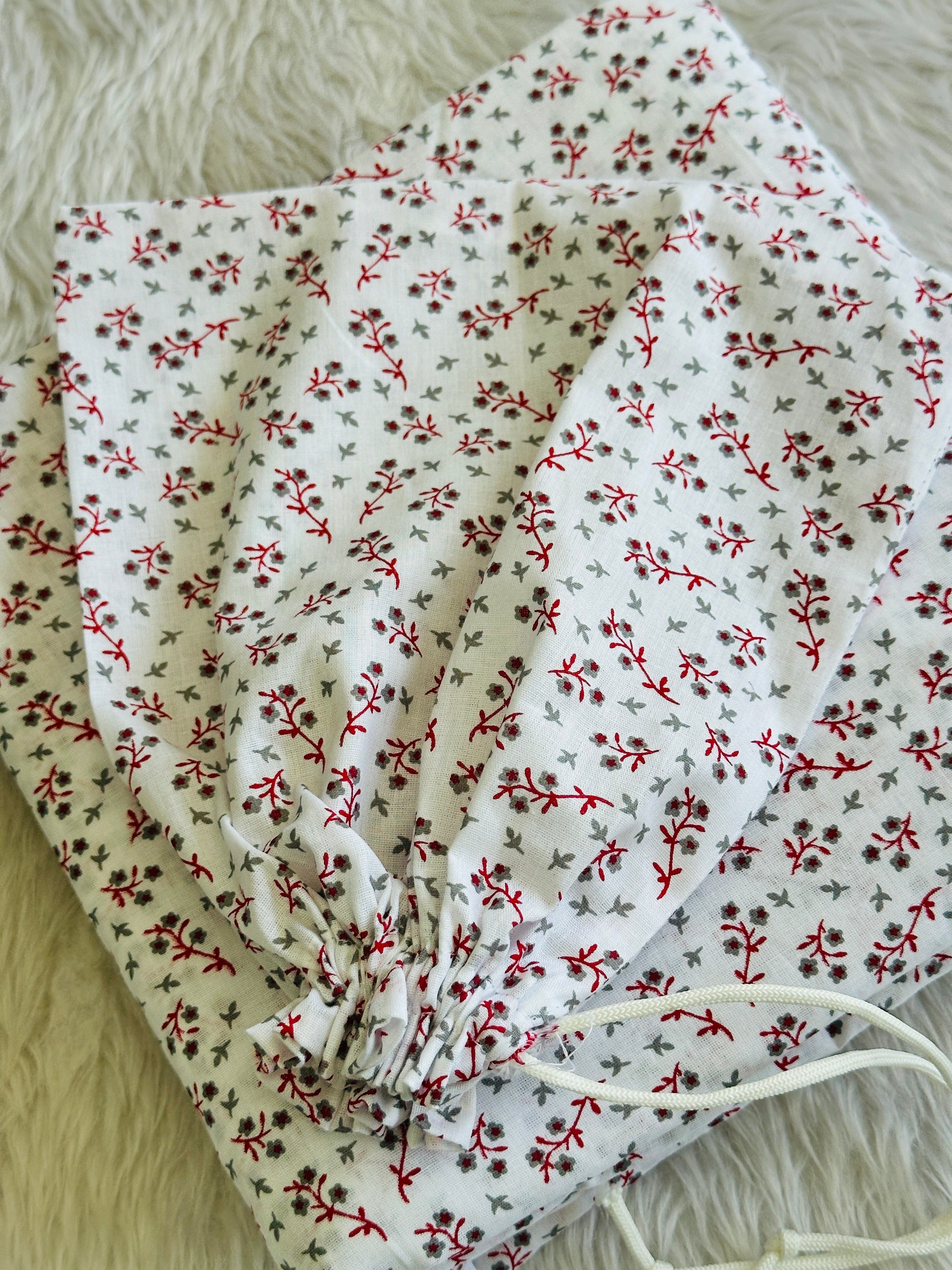 printed organic premium pure cotton  prayer dress