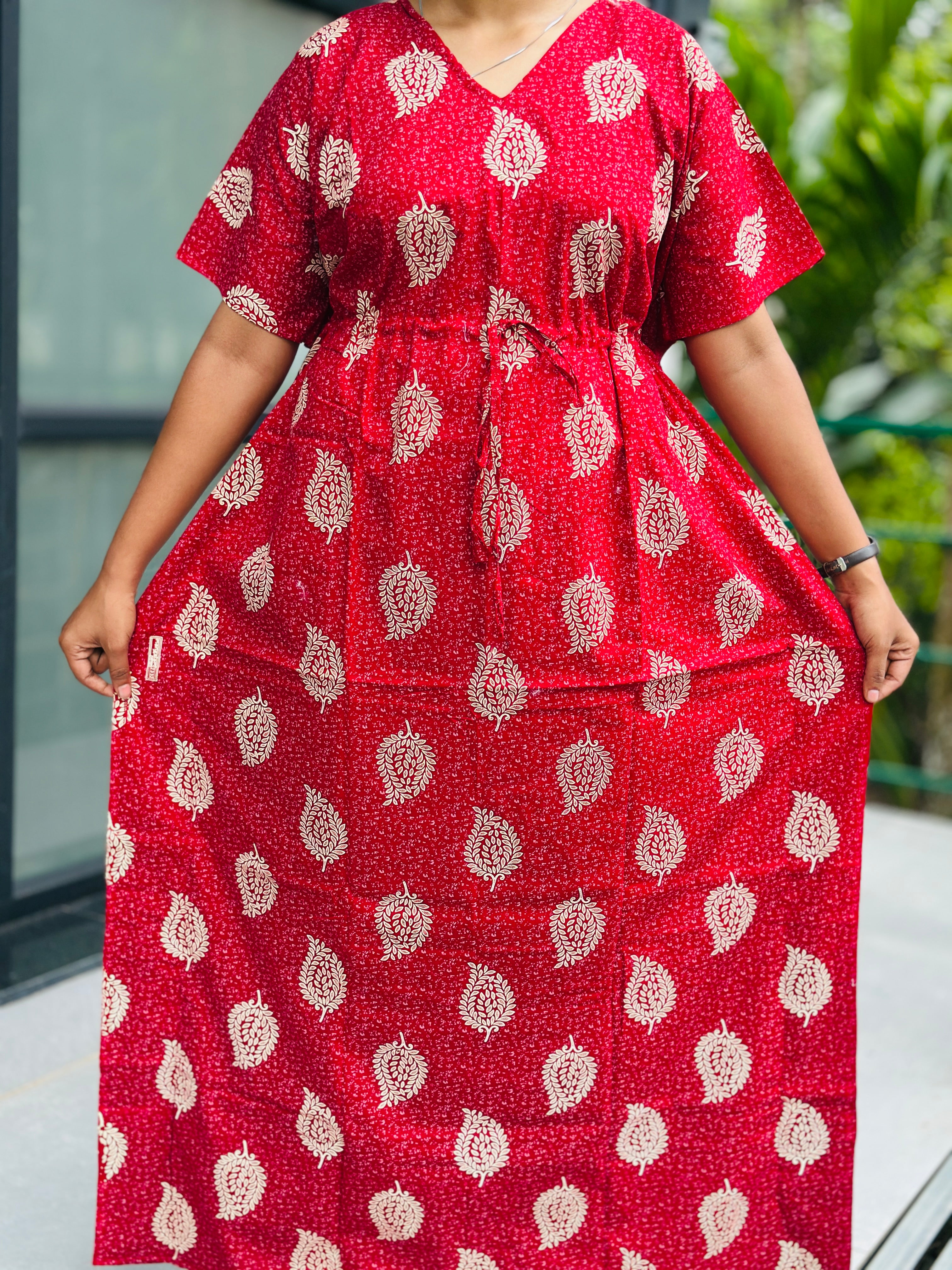 Leafy nonfeeding kaftans