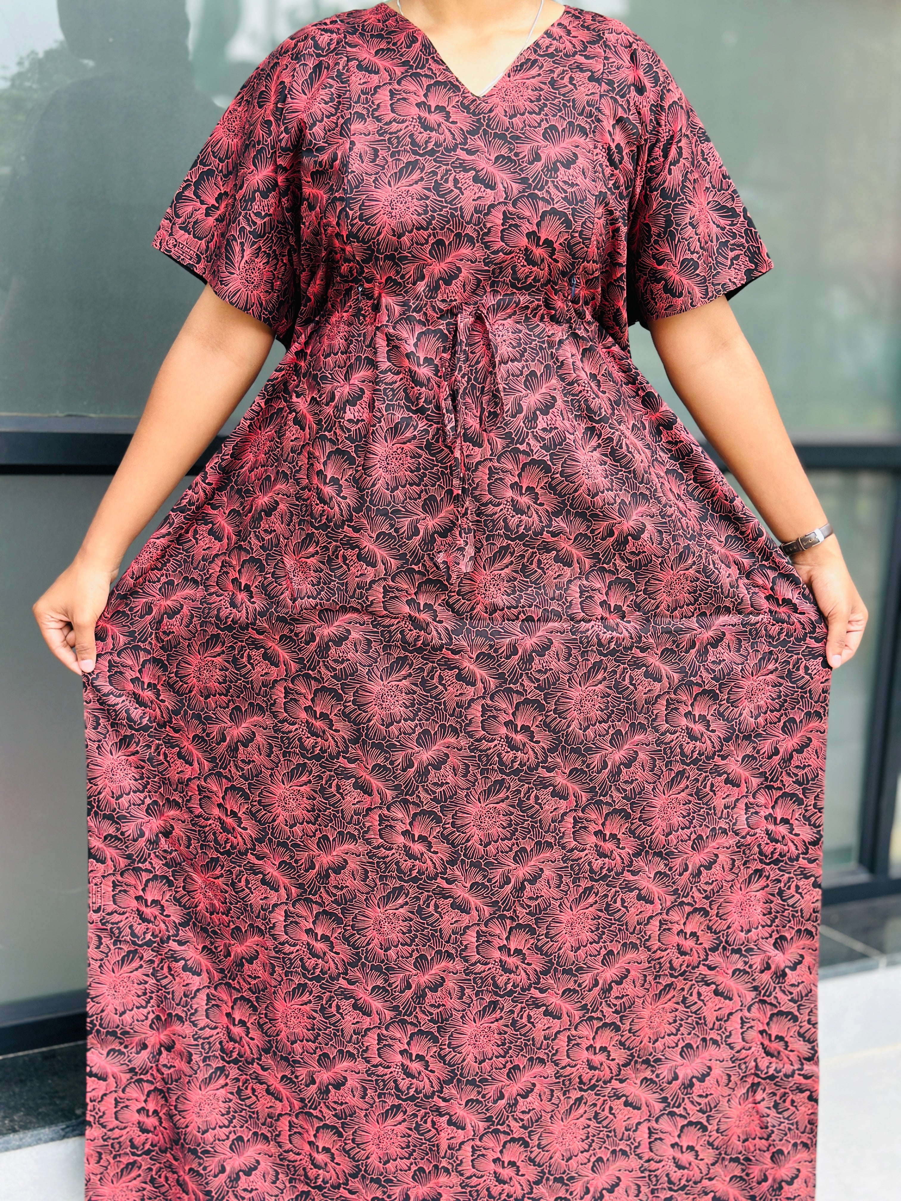 floral feeding kaftan