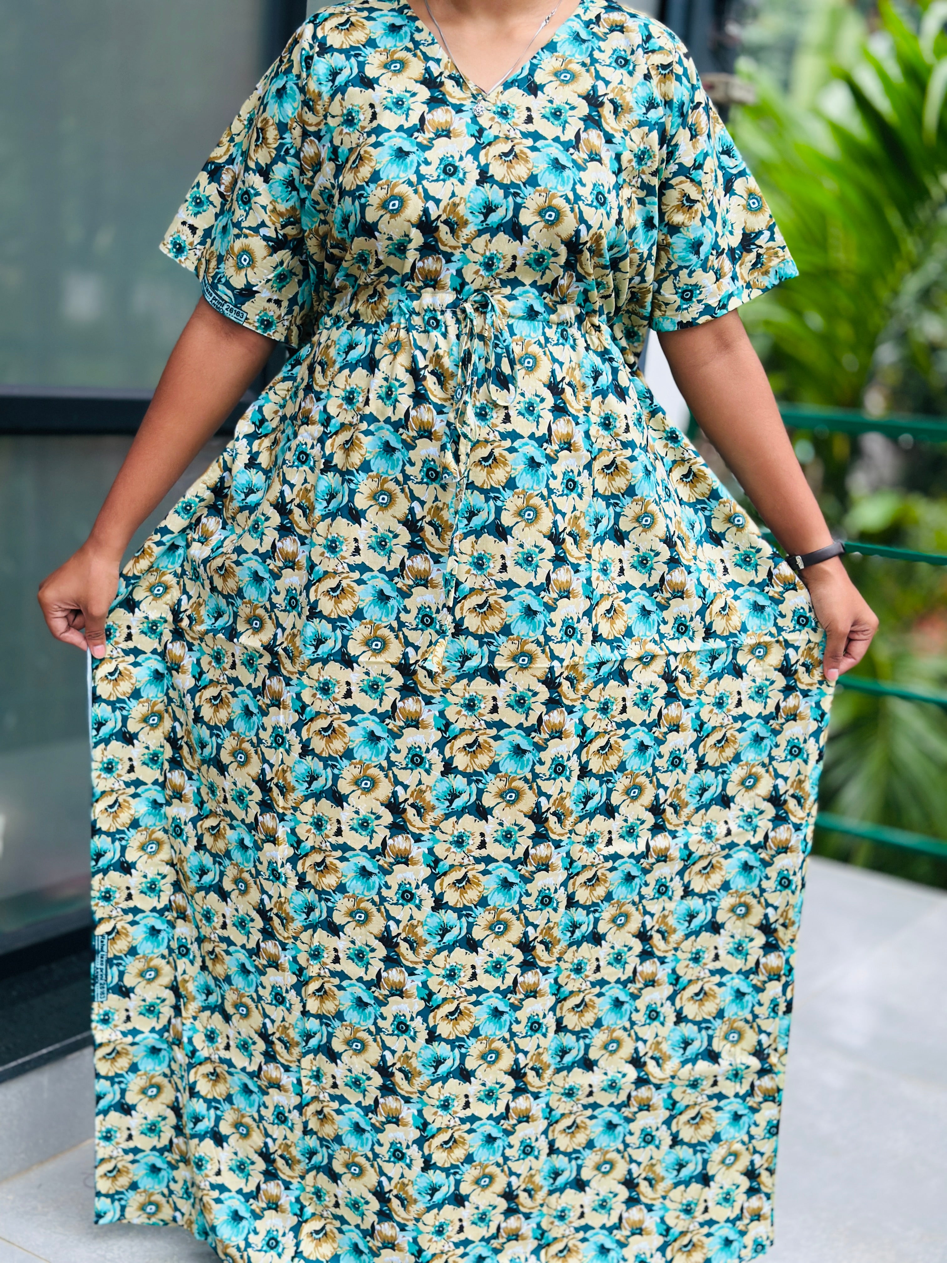 Floral feeding kaftan