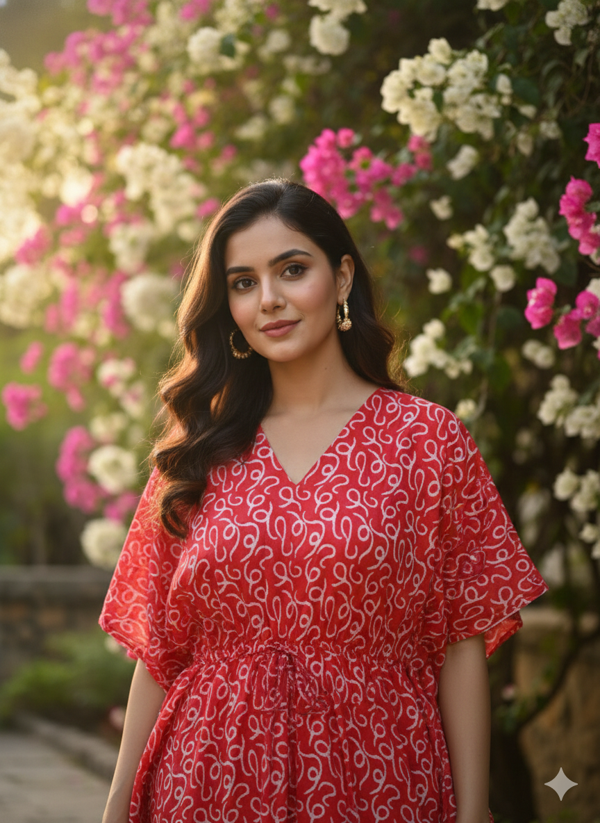 Floral feeding kaftans