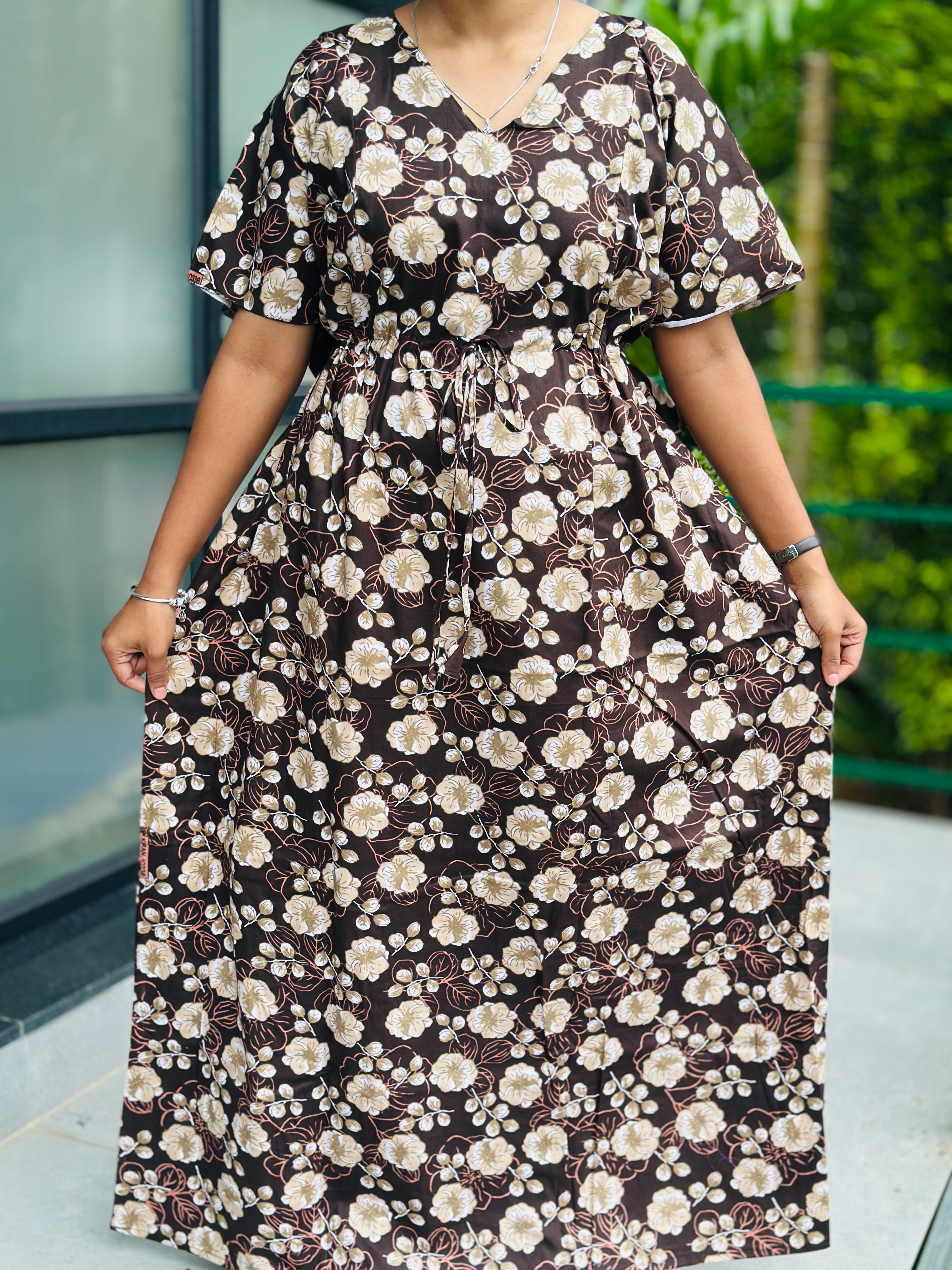 floral feeding kaftan