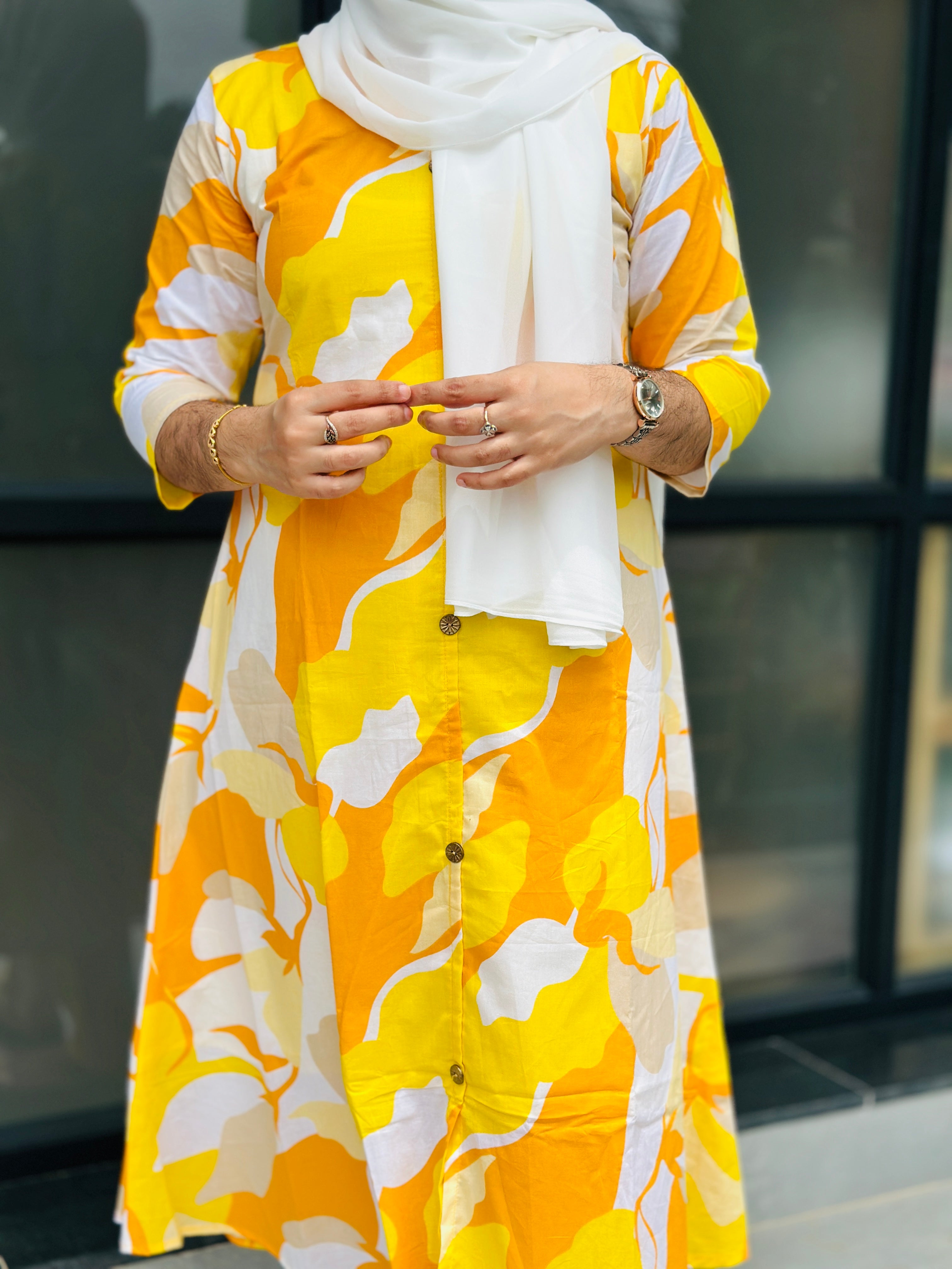 COTTON A-LINE  COORD SET