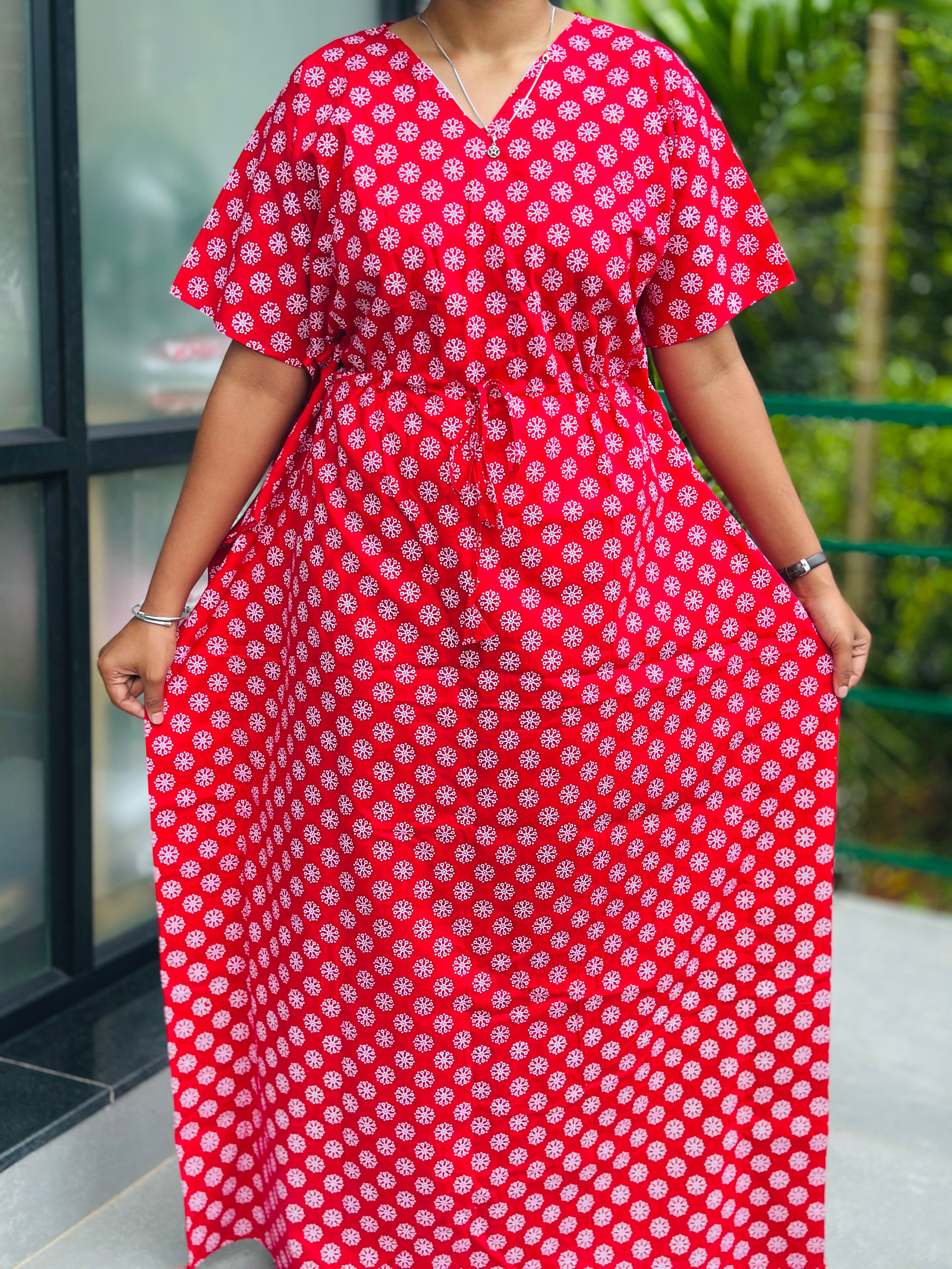 floral feeding kaftan