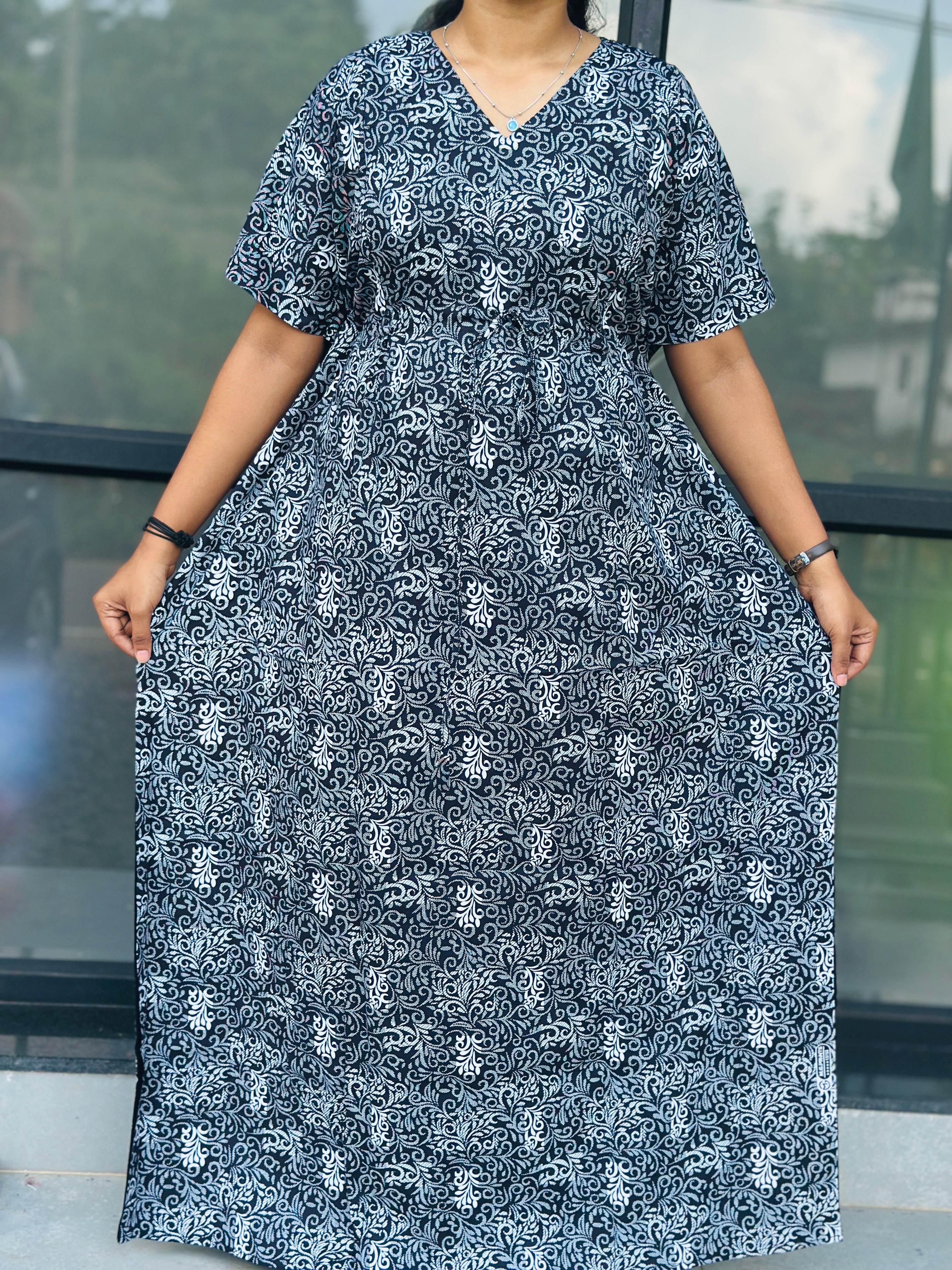 Floral feeding kaftans