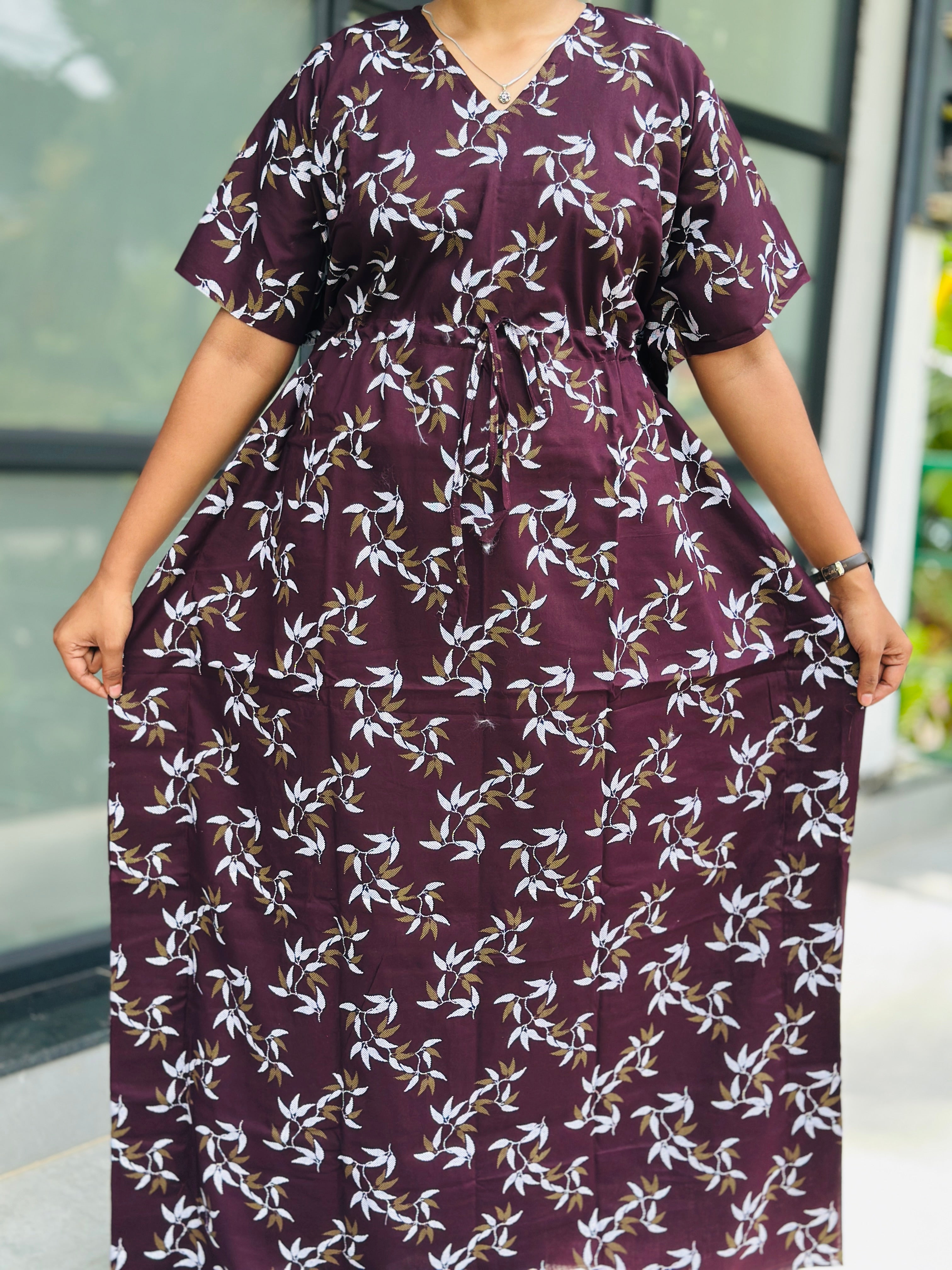 Floral feeding kaftan