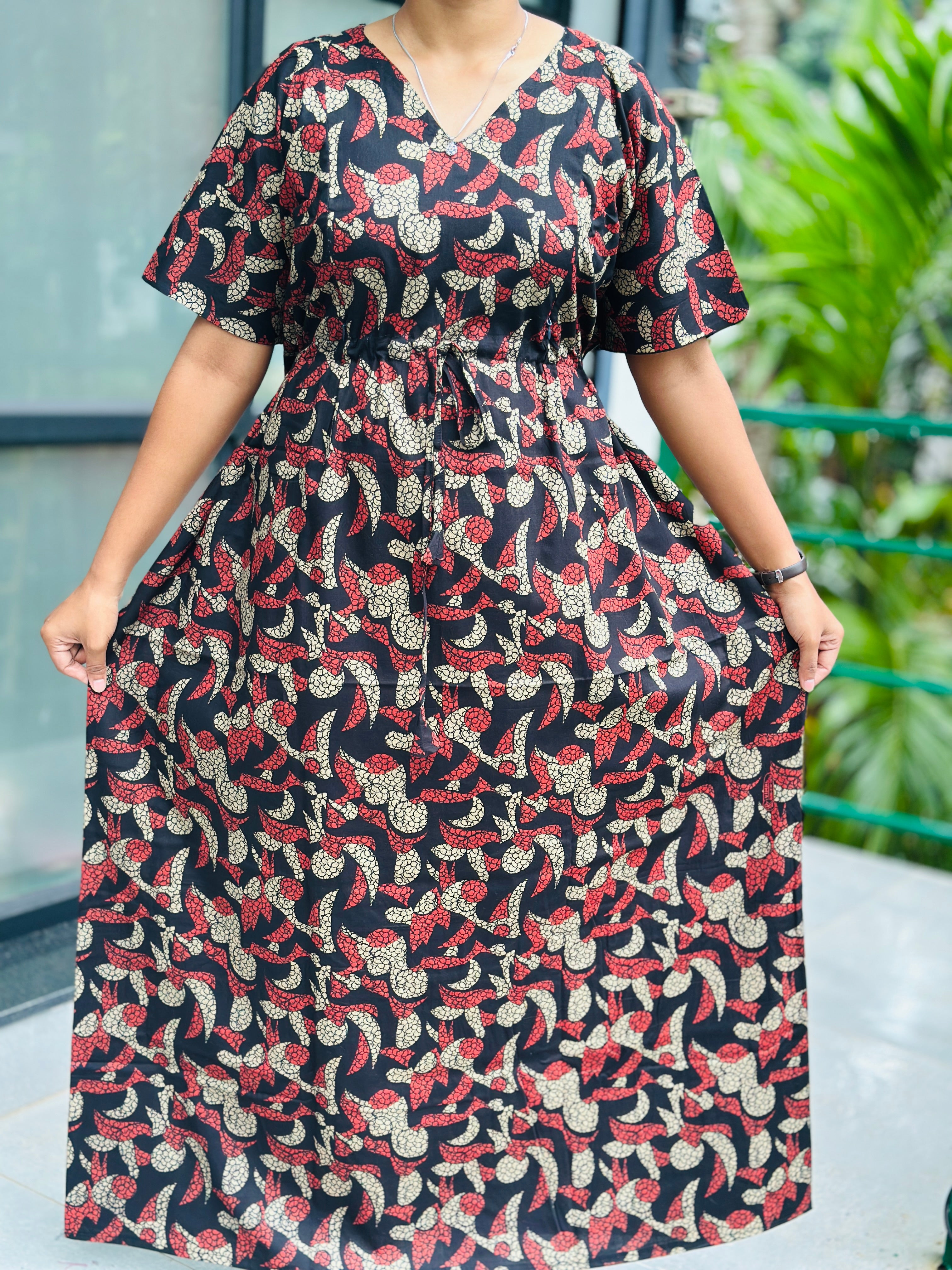 Floral feeding kaftan
