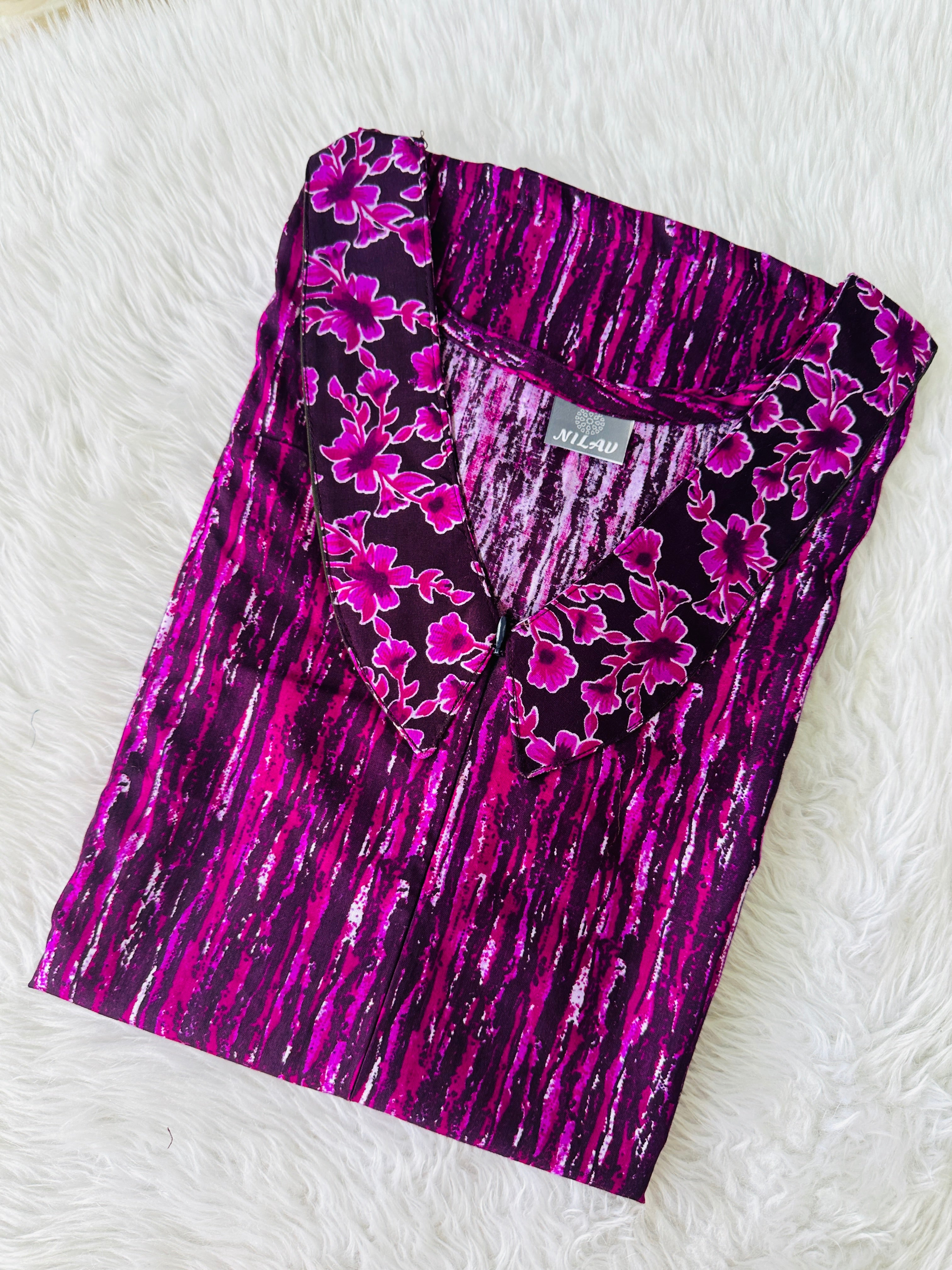 NORMAL A-LINE NIGHTY WITH CENTRE ZIP ATTACHED