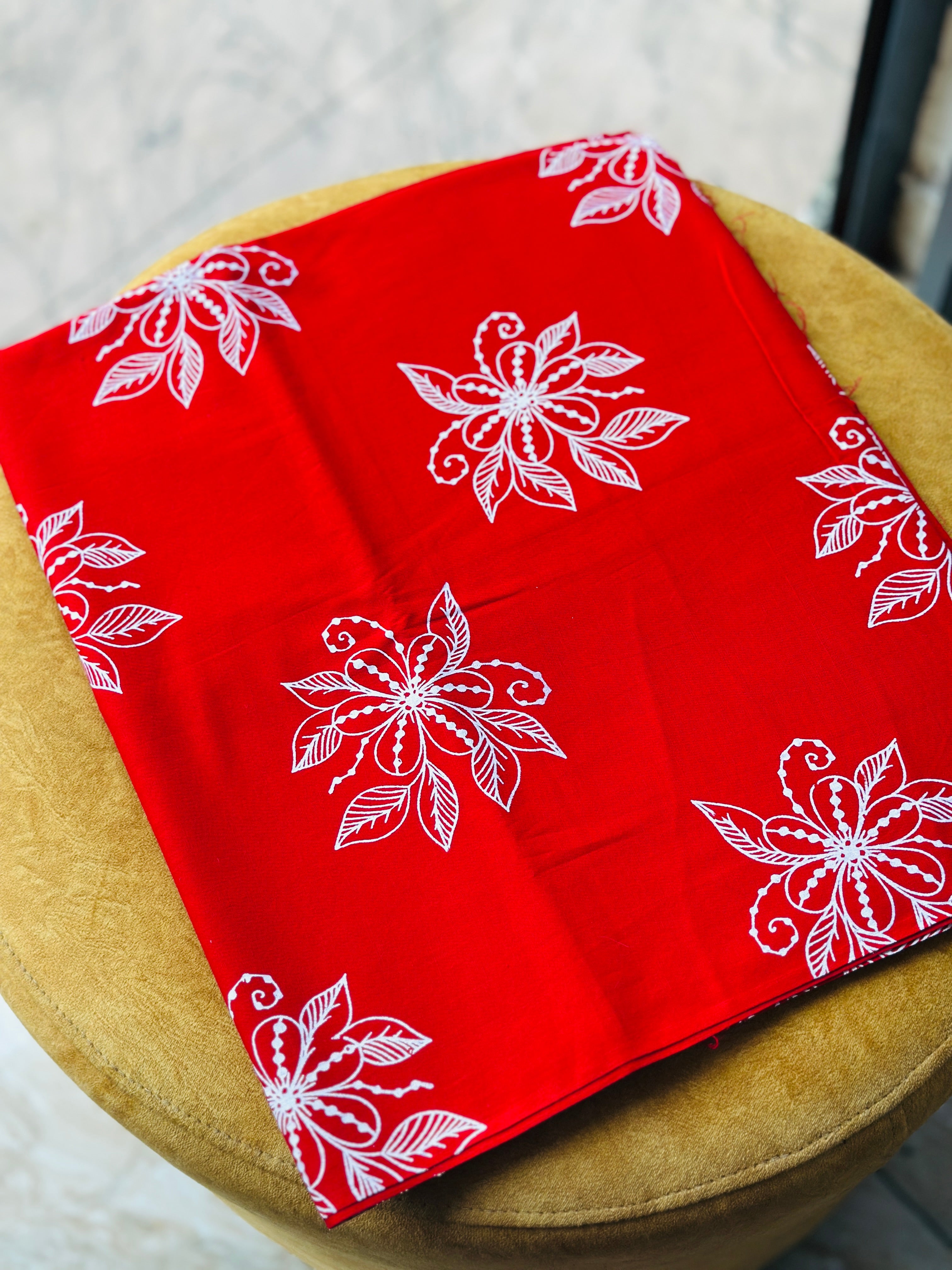 Cotton floral nighty material 2.90 mtr