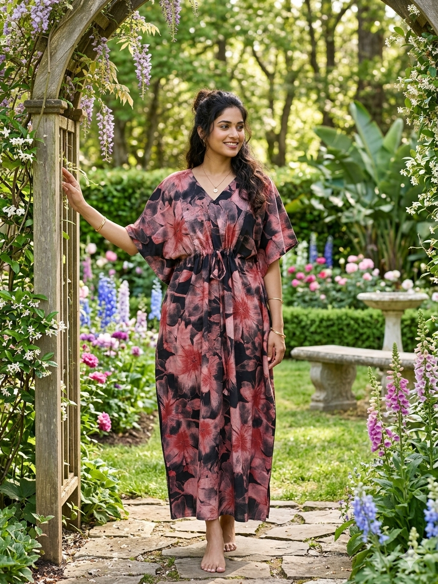 Floral feeding kaftans