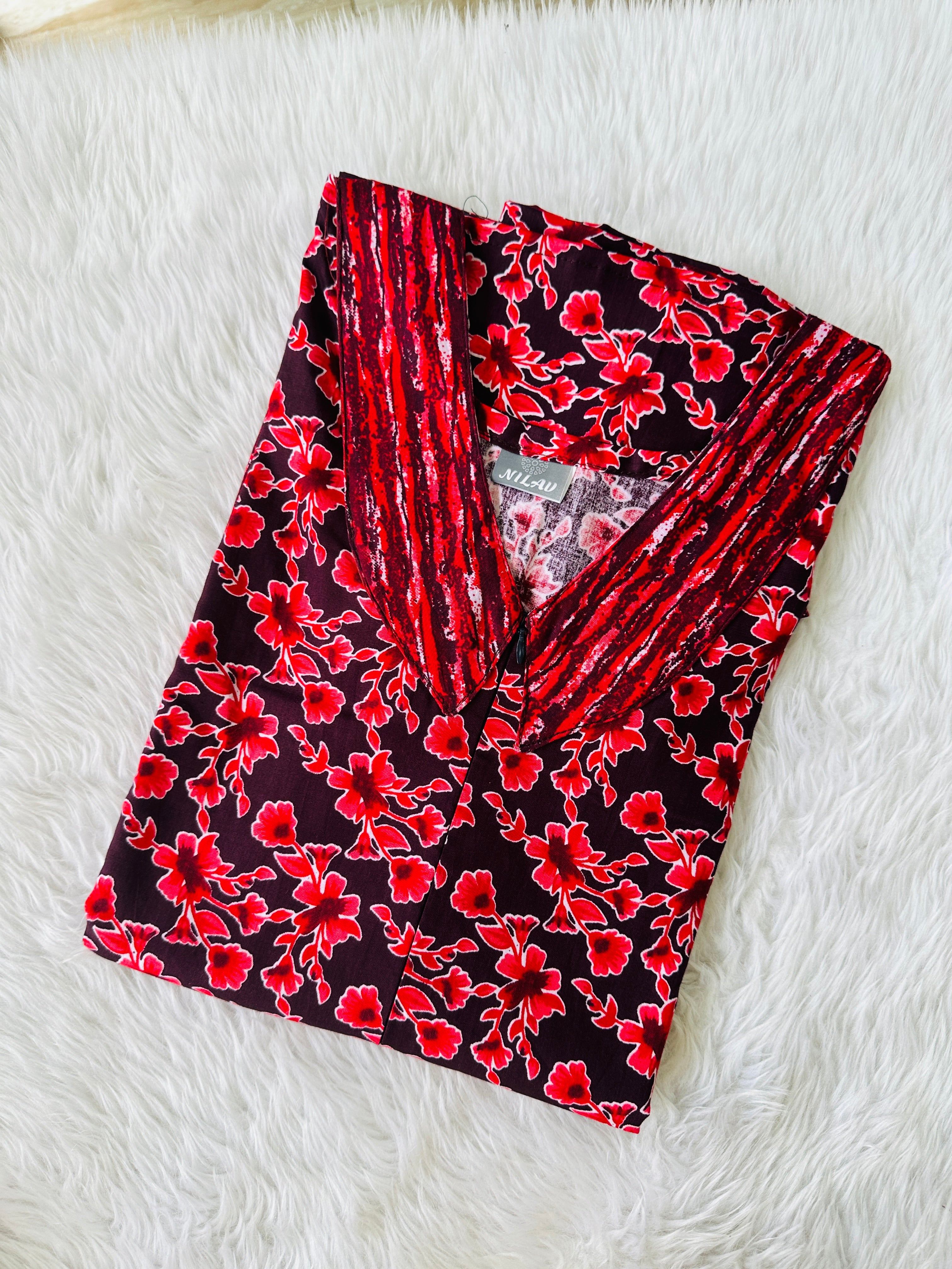 NORMAL A-LINE NIGHTY WITH CENTRE ZIP ATTACHED