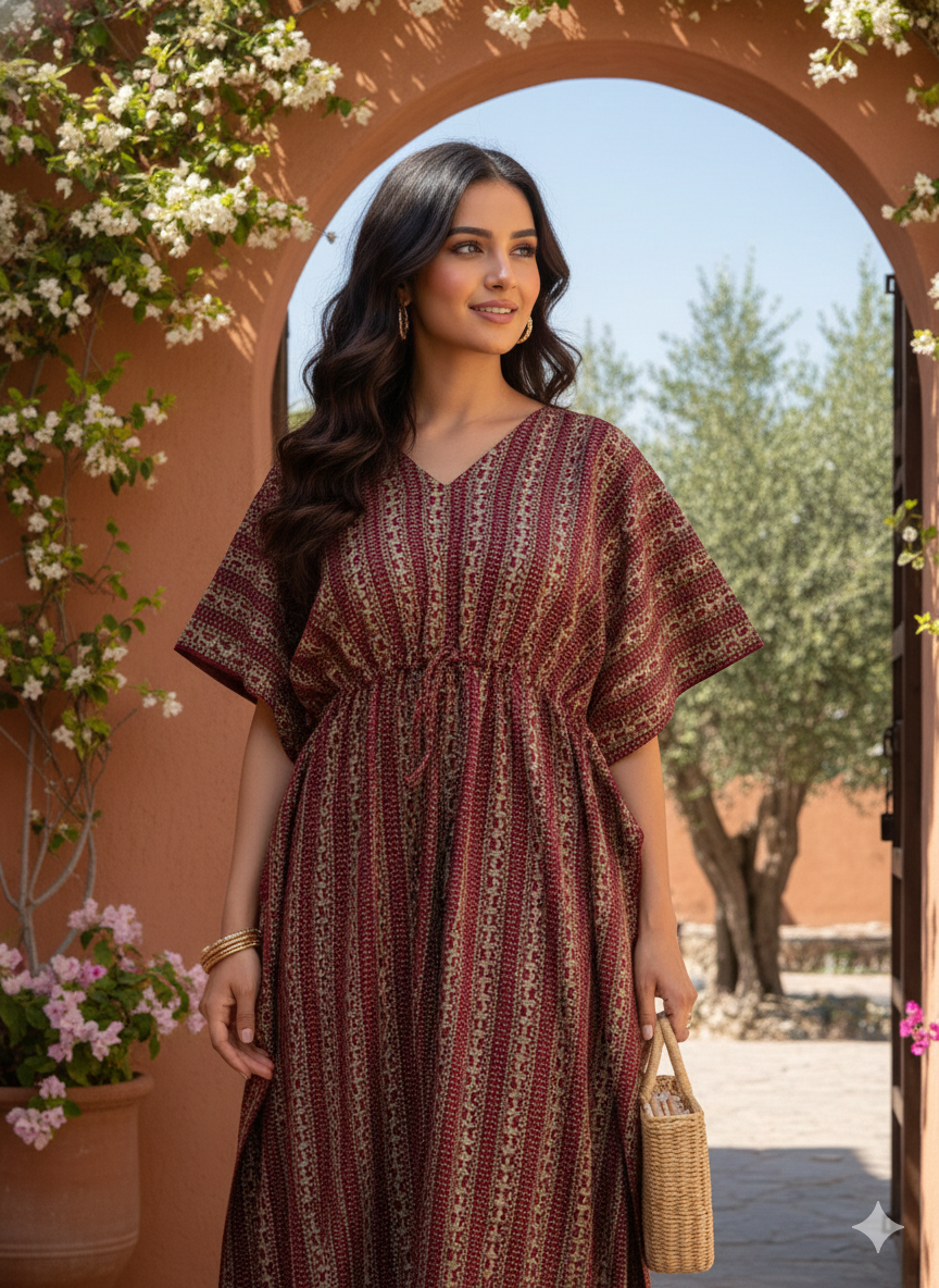 Zigzag ajrak nonfeeding kaftans