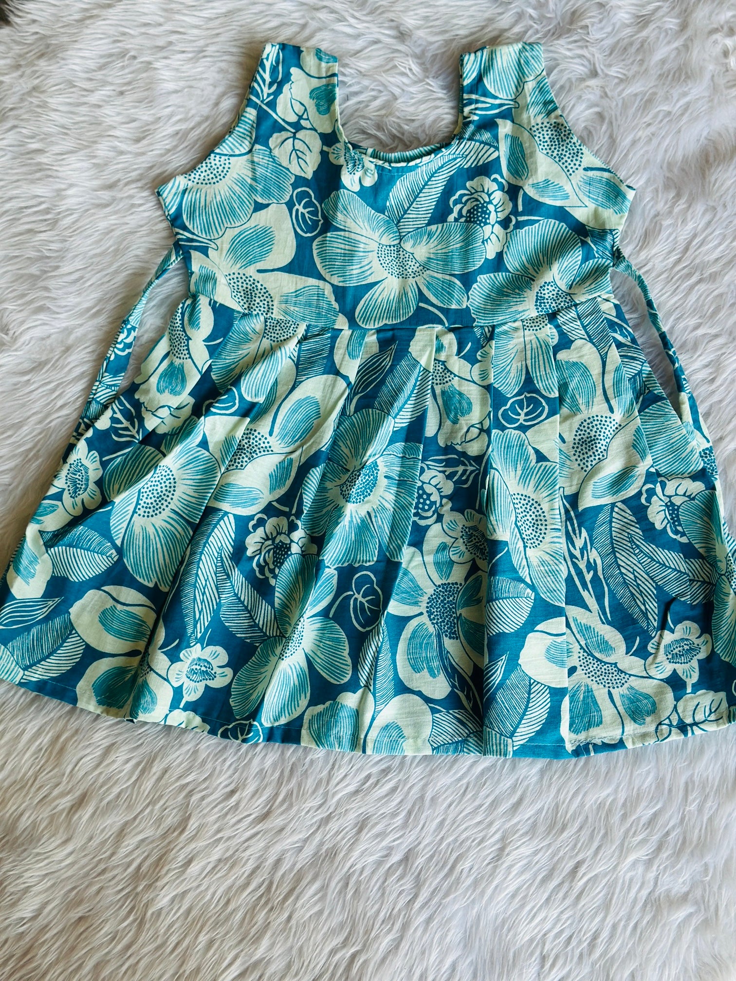 kids frock -sleeveless