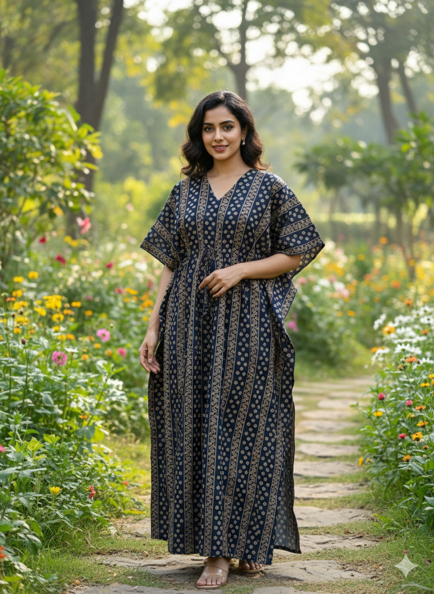 Ajrak nonfeeding kaftans