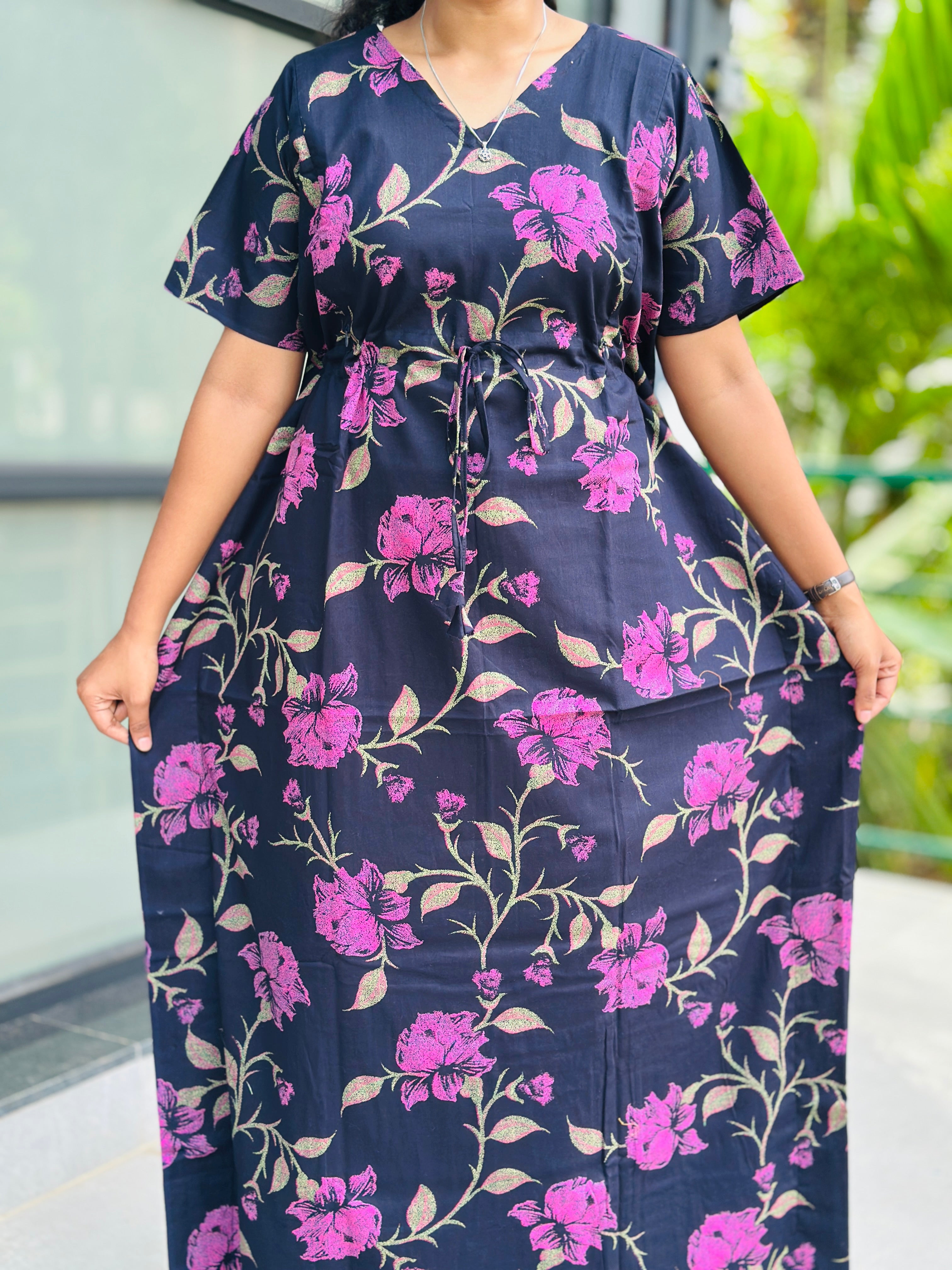 Floral feeding kaftan