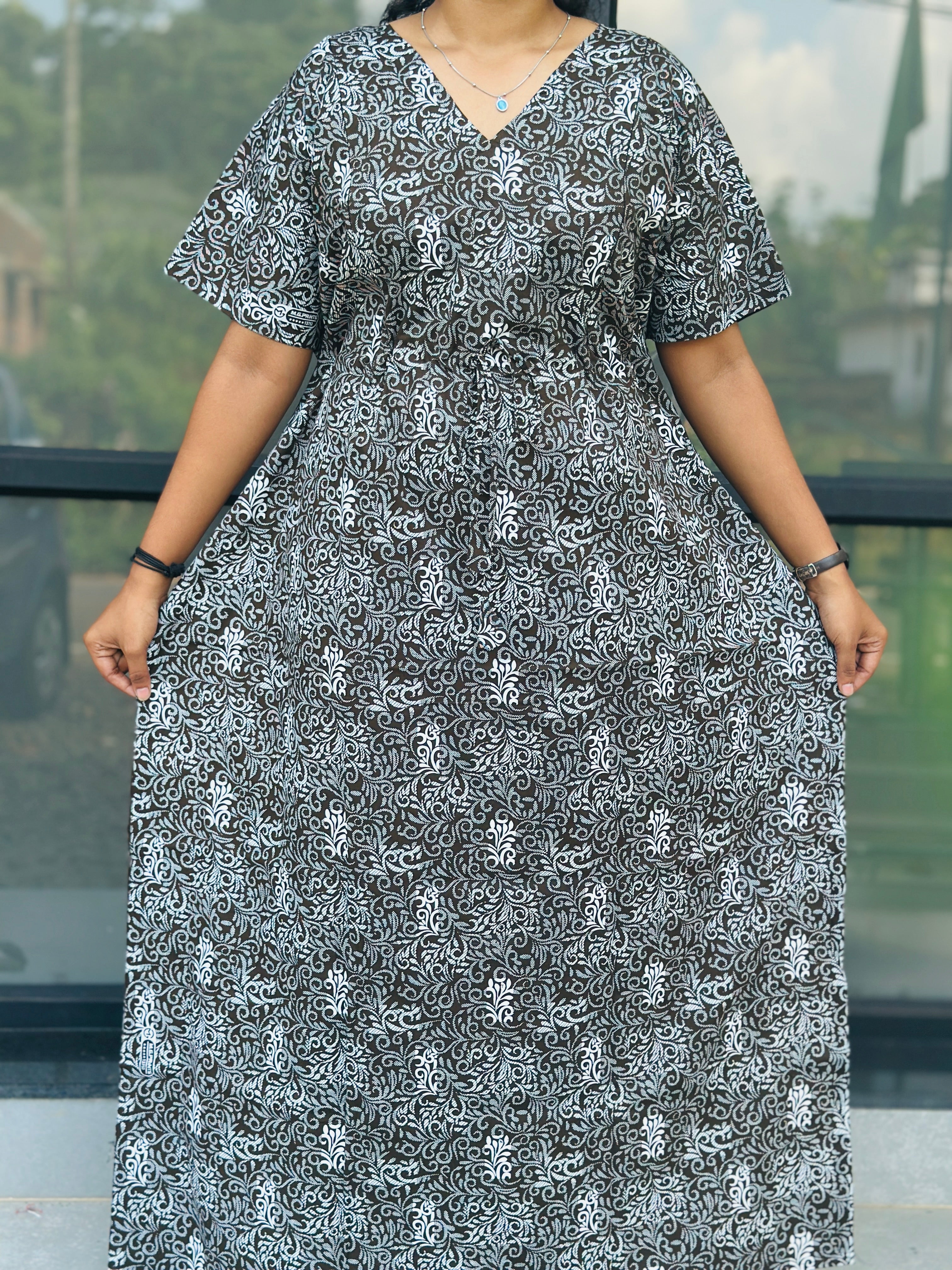 Floral feeding kaftans