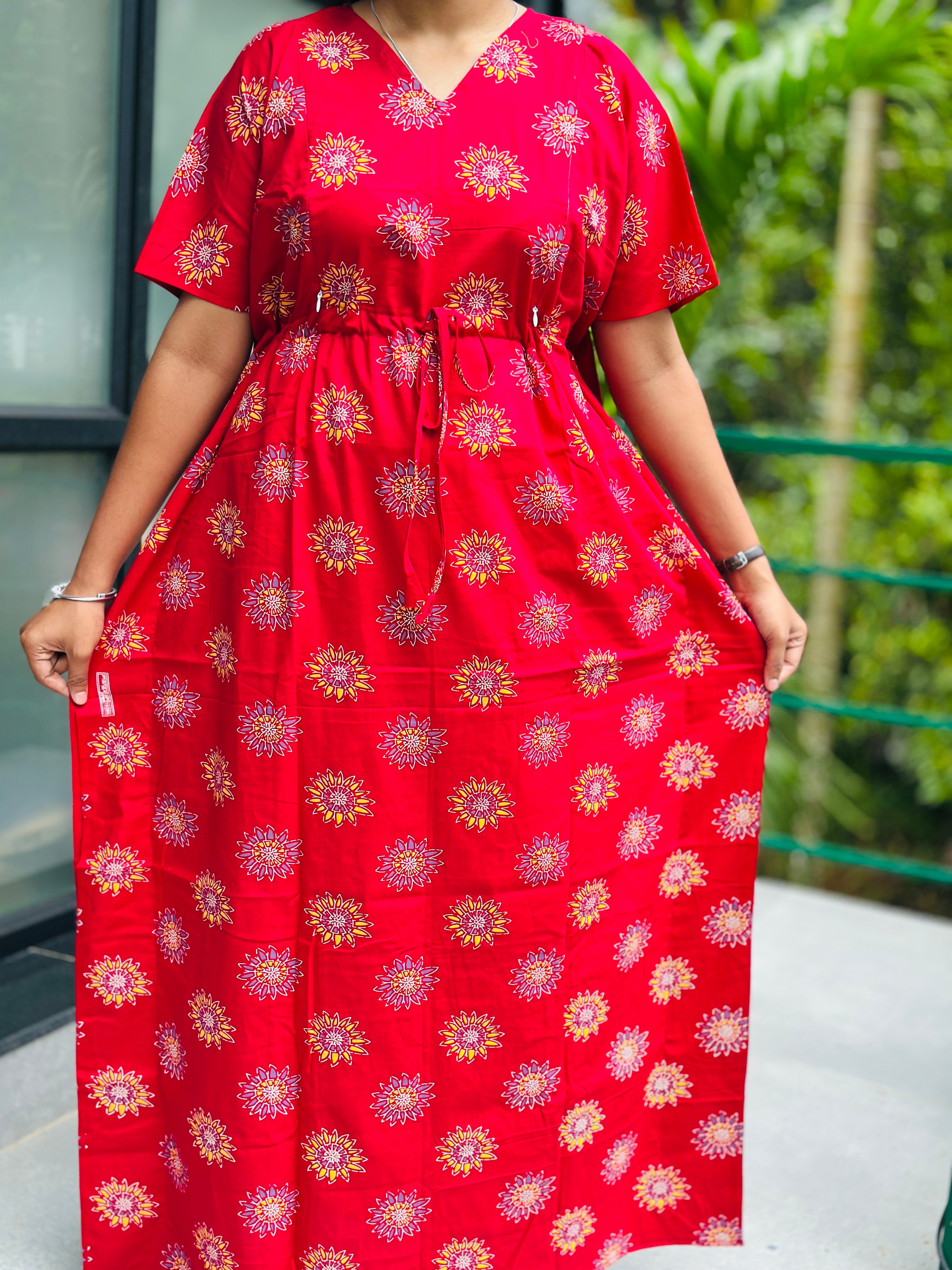 floral feeding kaftan