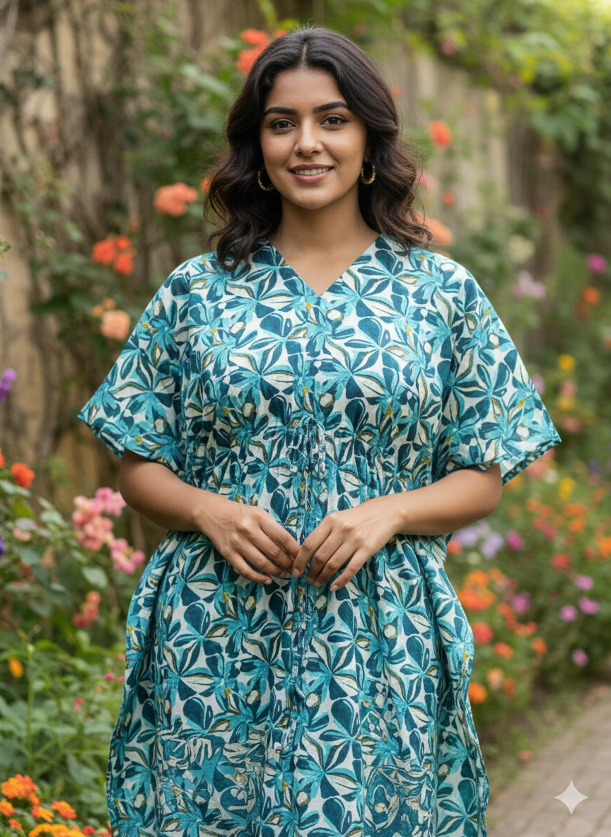 Floral feeding kaftans