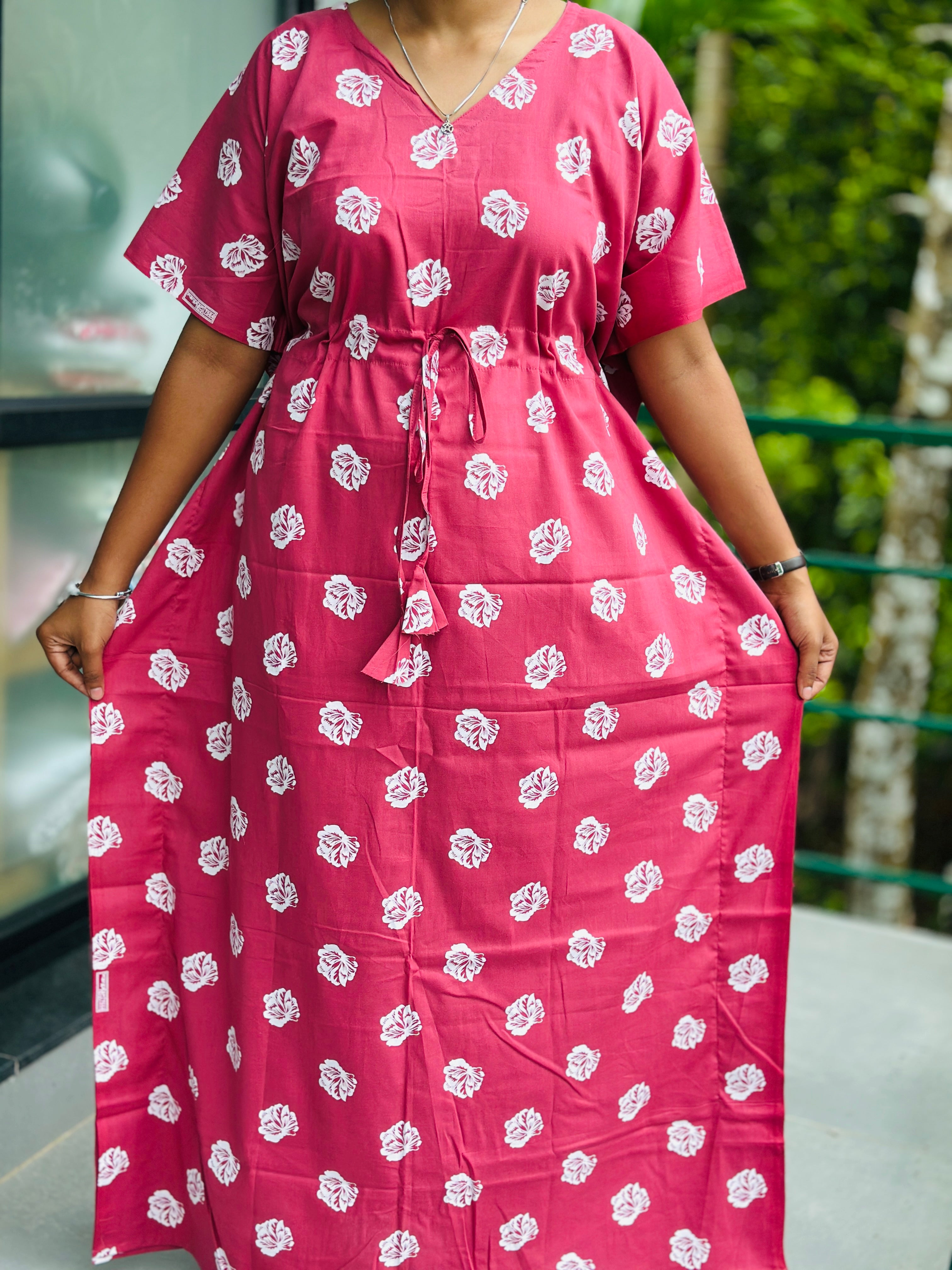 Floral feeding kaftan