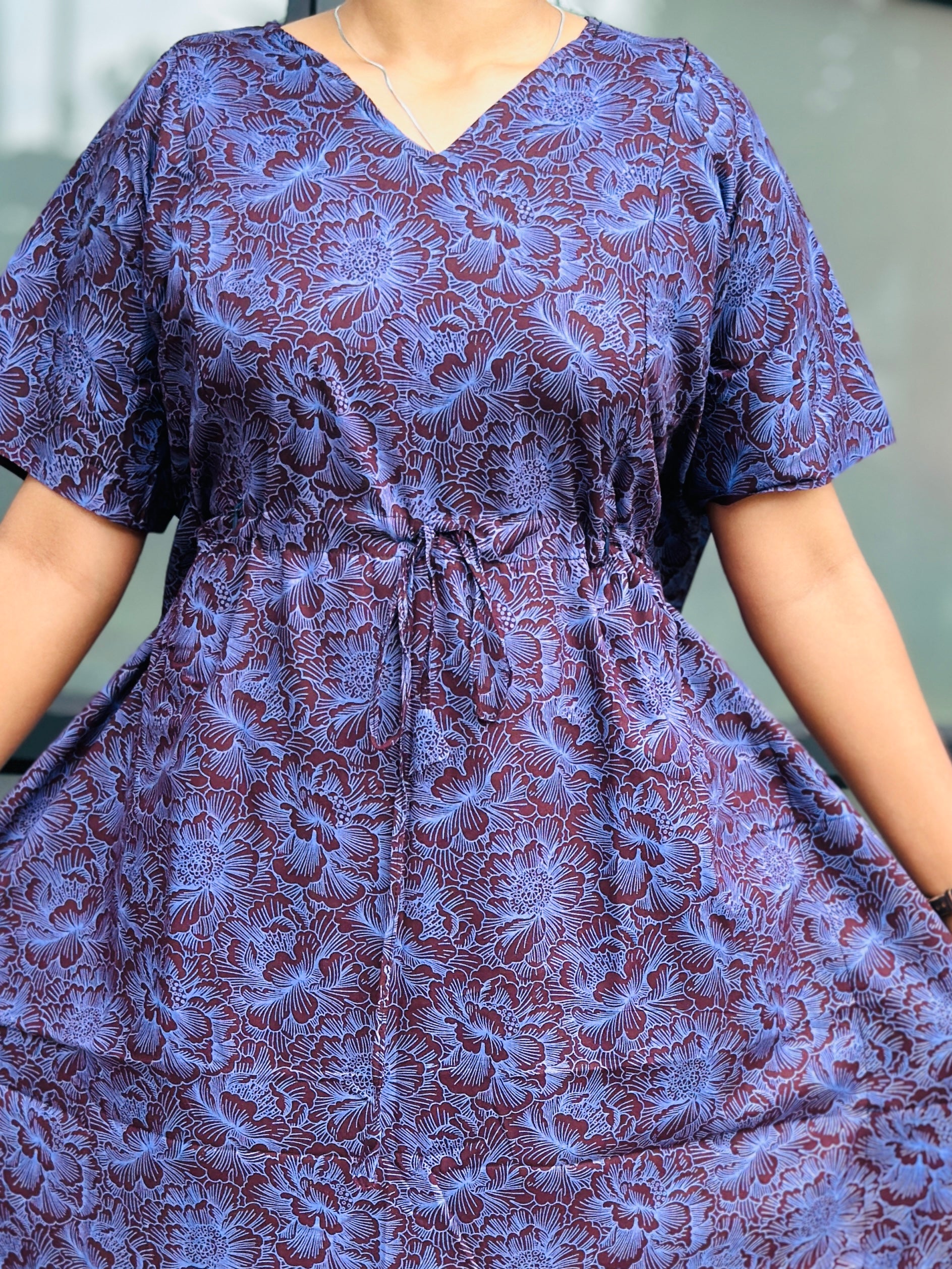 floral feeding kaftan