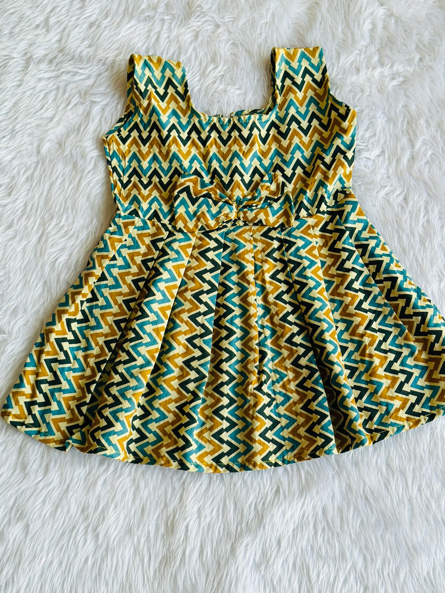 kids frock -sleeveless