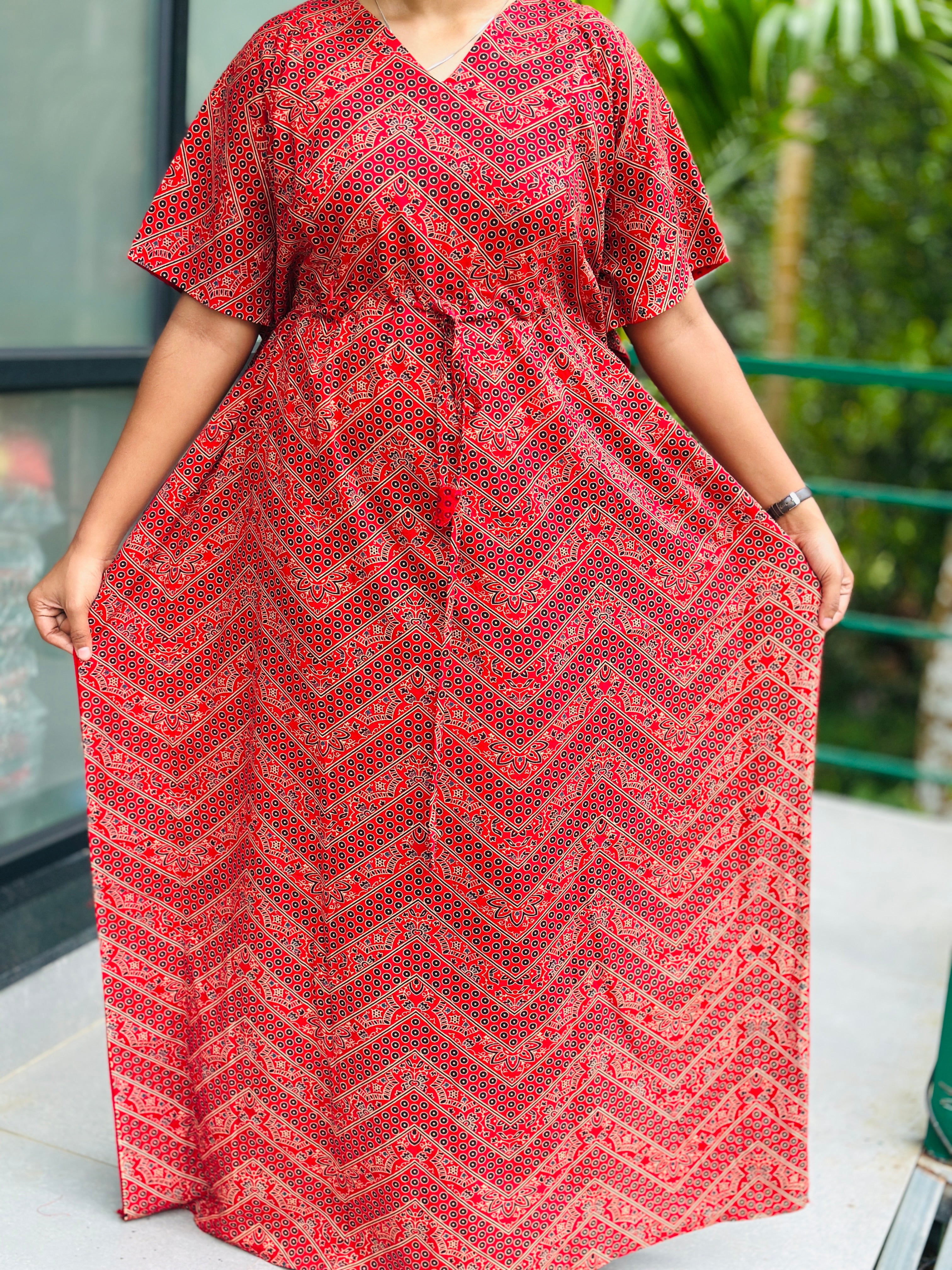 Zigzag ajrak feeding kaftan