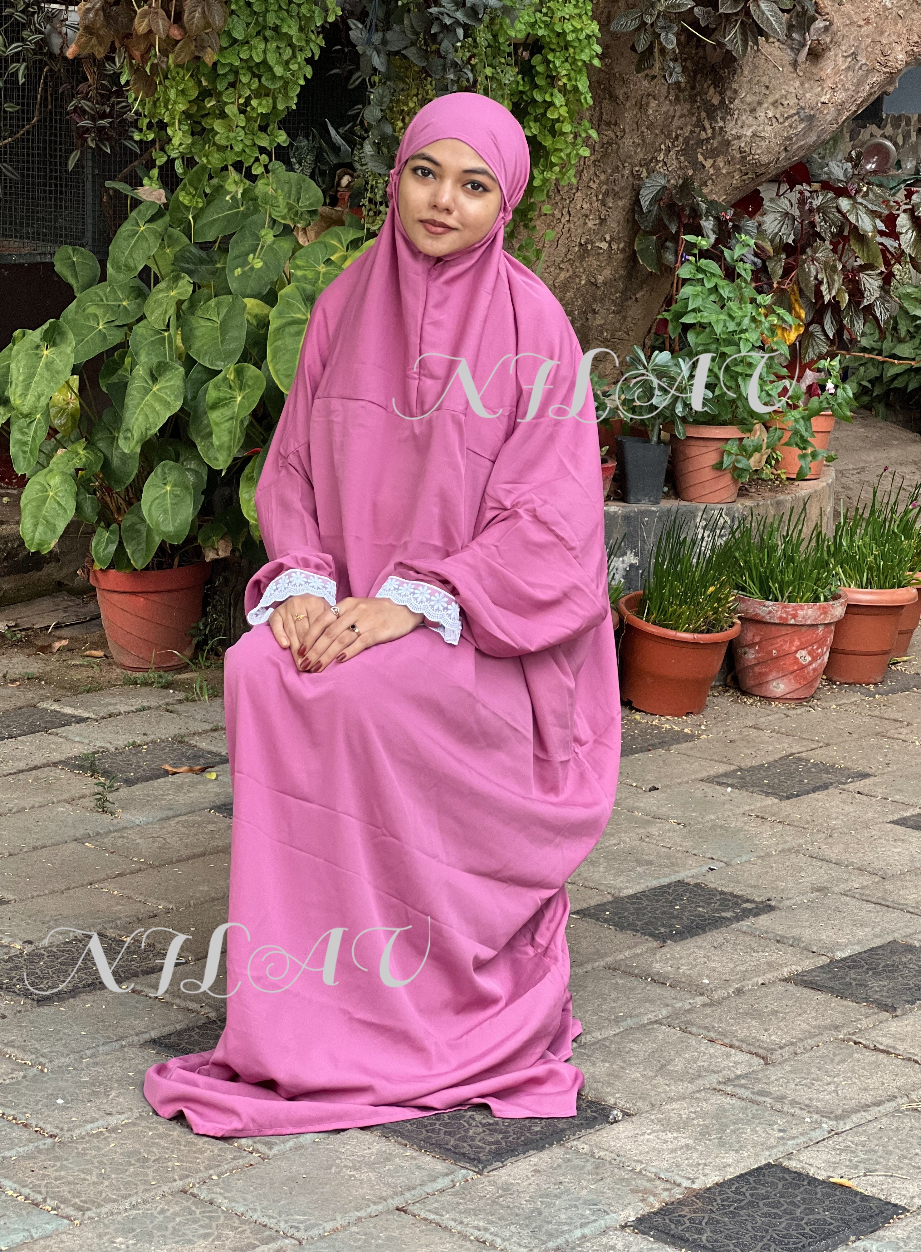 Onion pink prayer dress