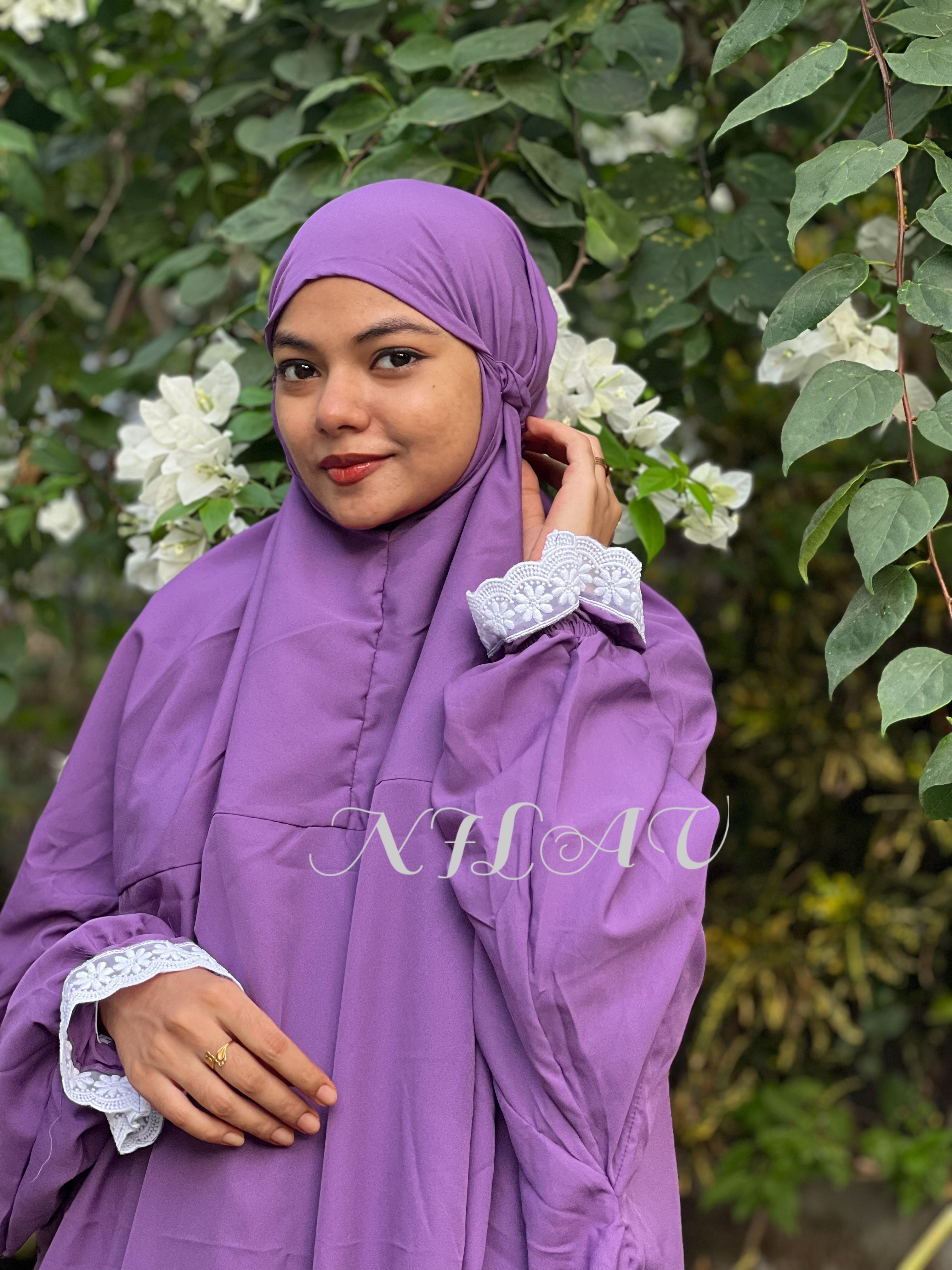 Lavender prayer dress